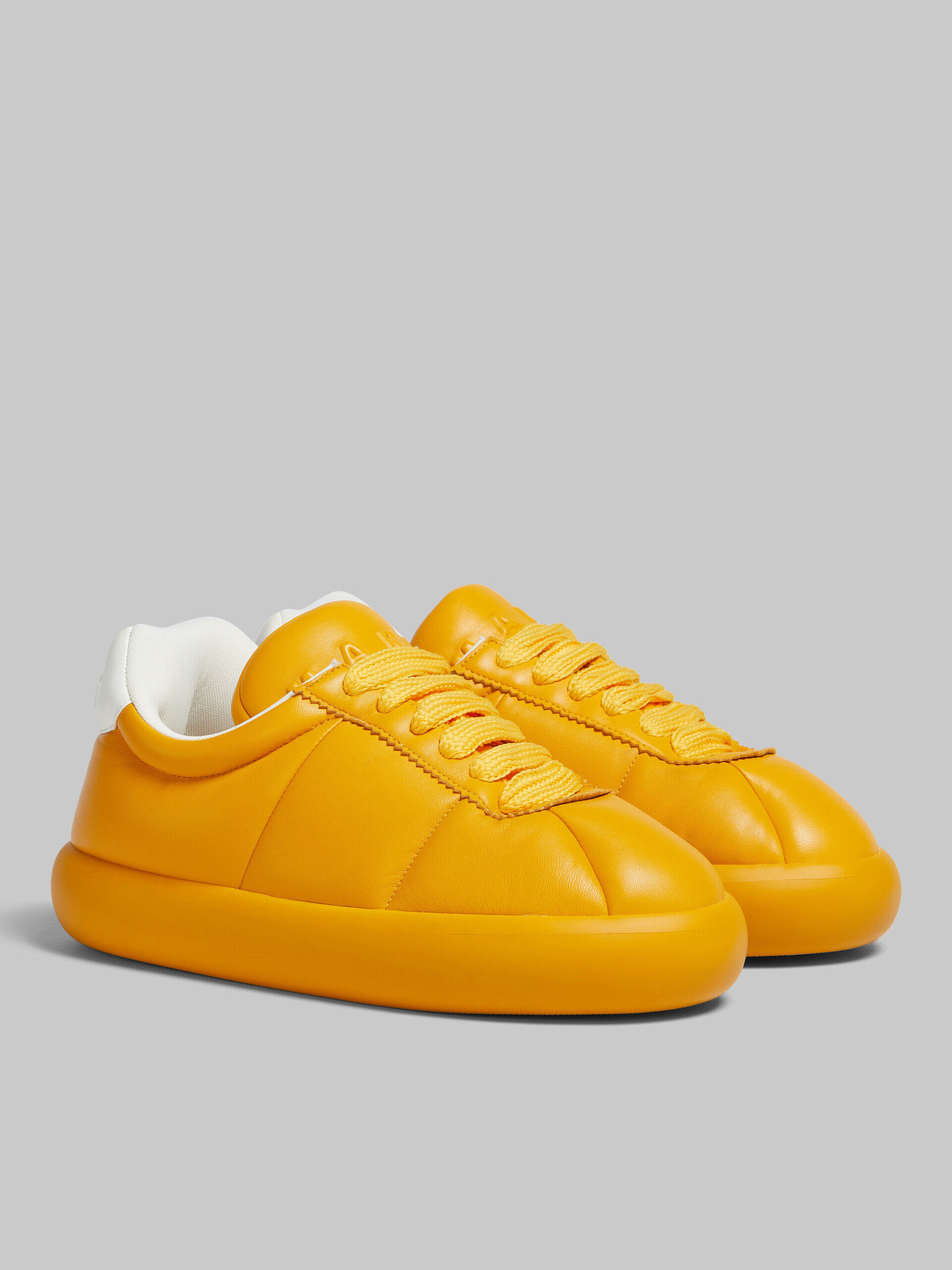 Orange leather BigFoot 2.0 sneaker | Marni