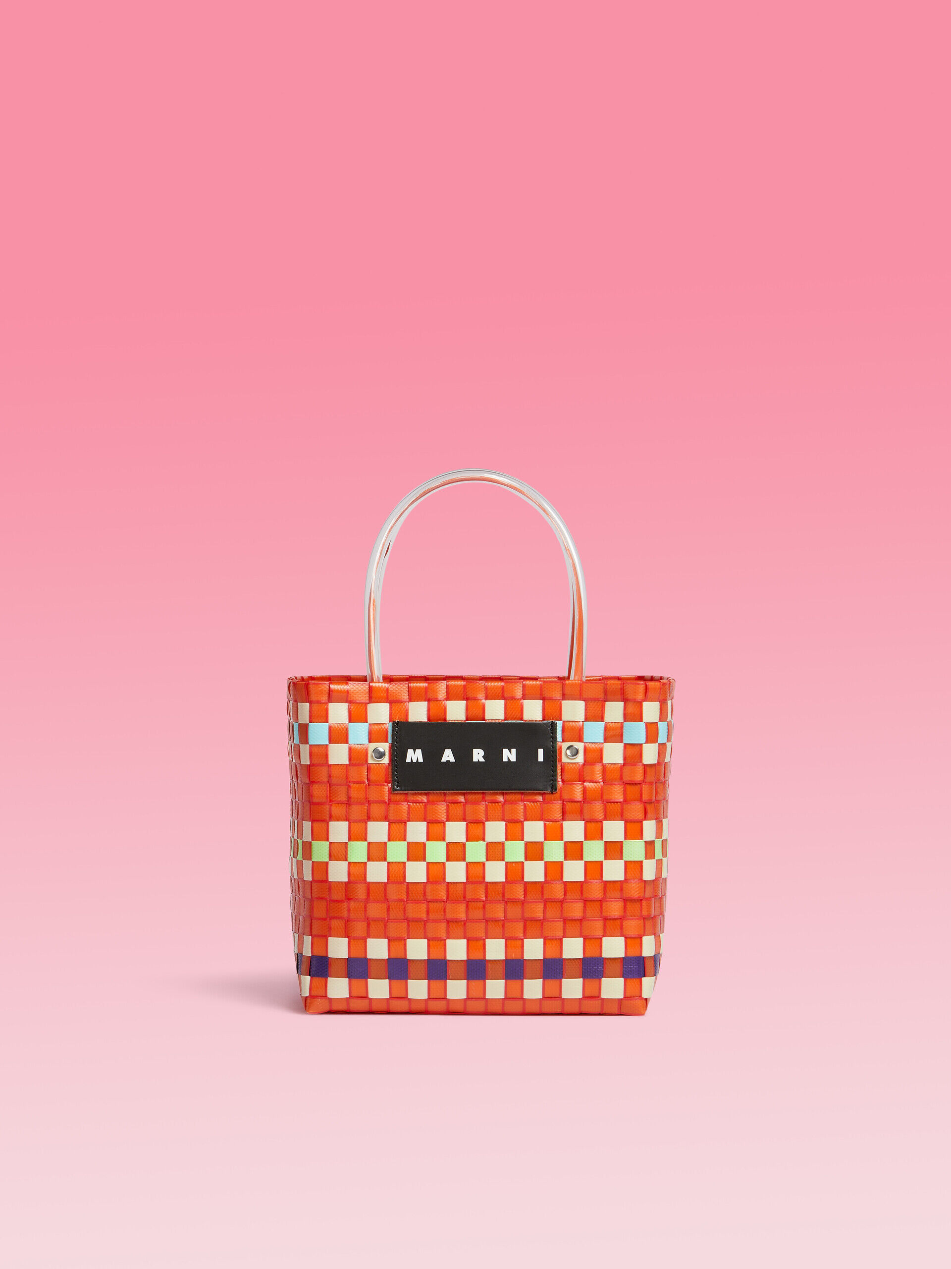 Orange MARNI MARKET MINI BASKET bag | Marni