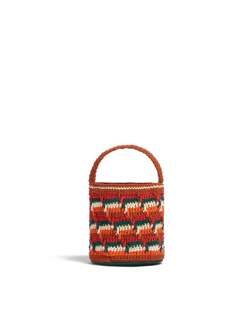 Borsa MARNI MARKET ROSAL in crochet blu - Borse shopping - Image 3