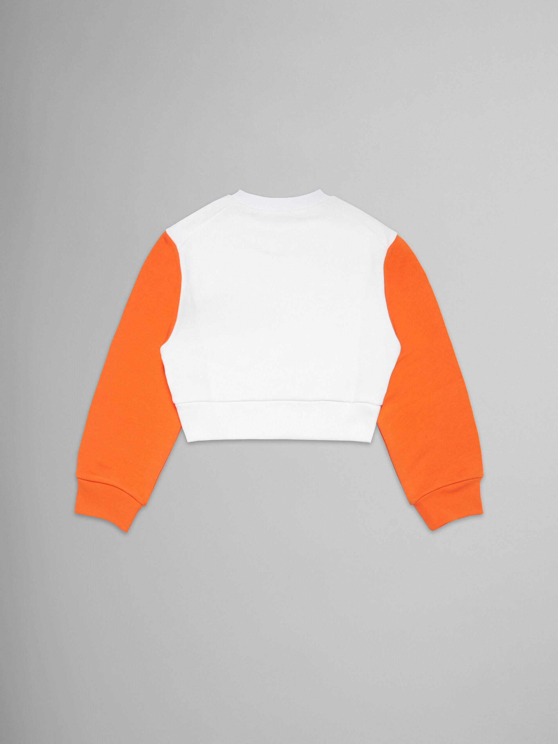 Marni Orange Zip-Up Long Sleeve Shirt