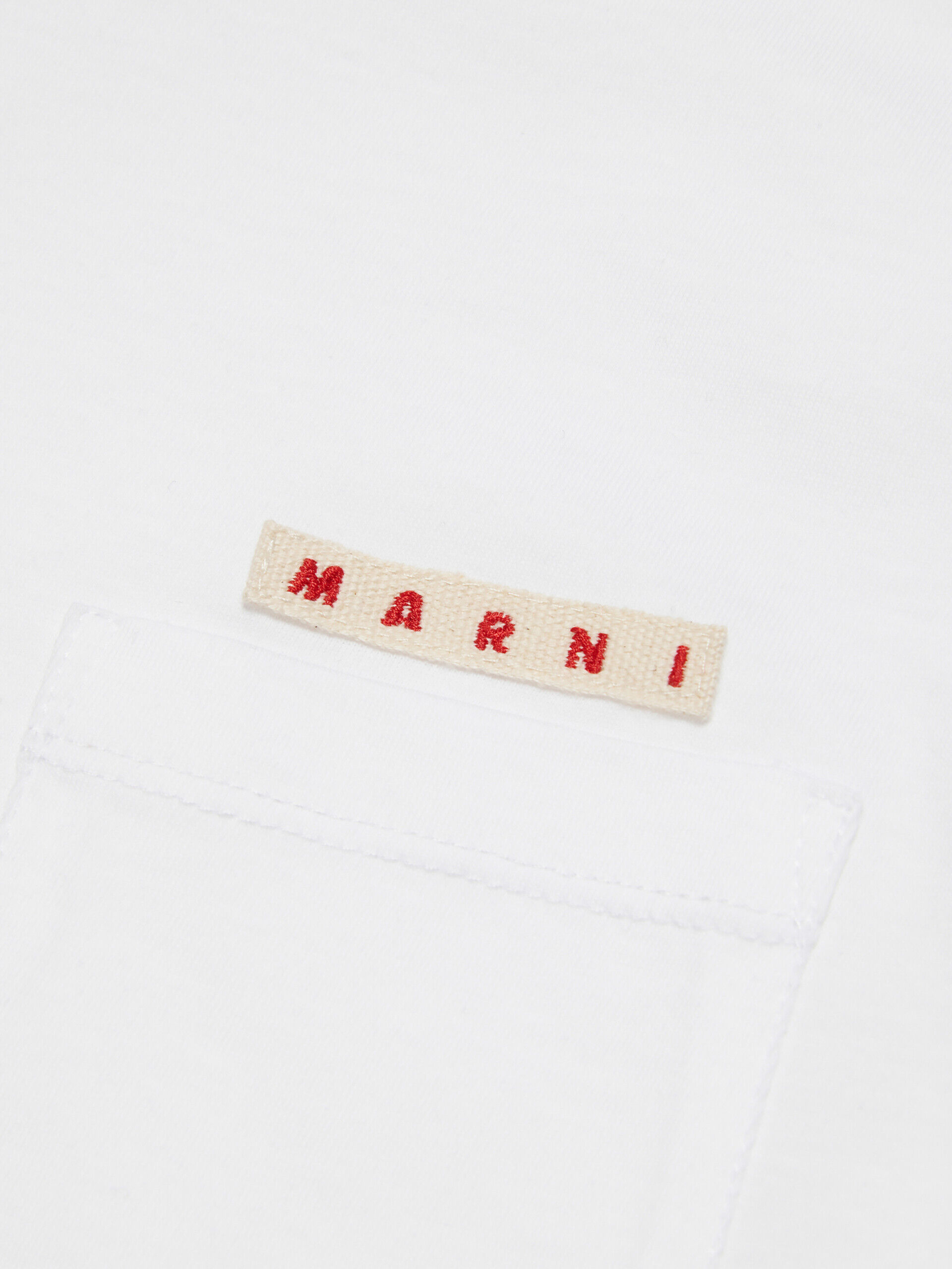 ホワイト ポケット付き Tシャツ | Marni