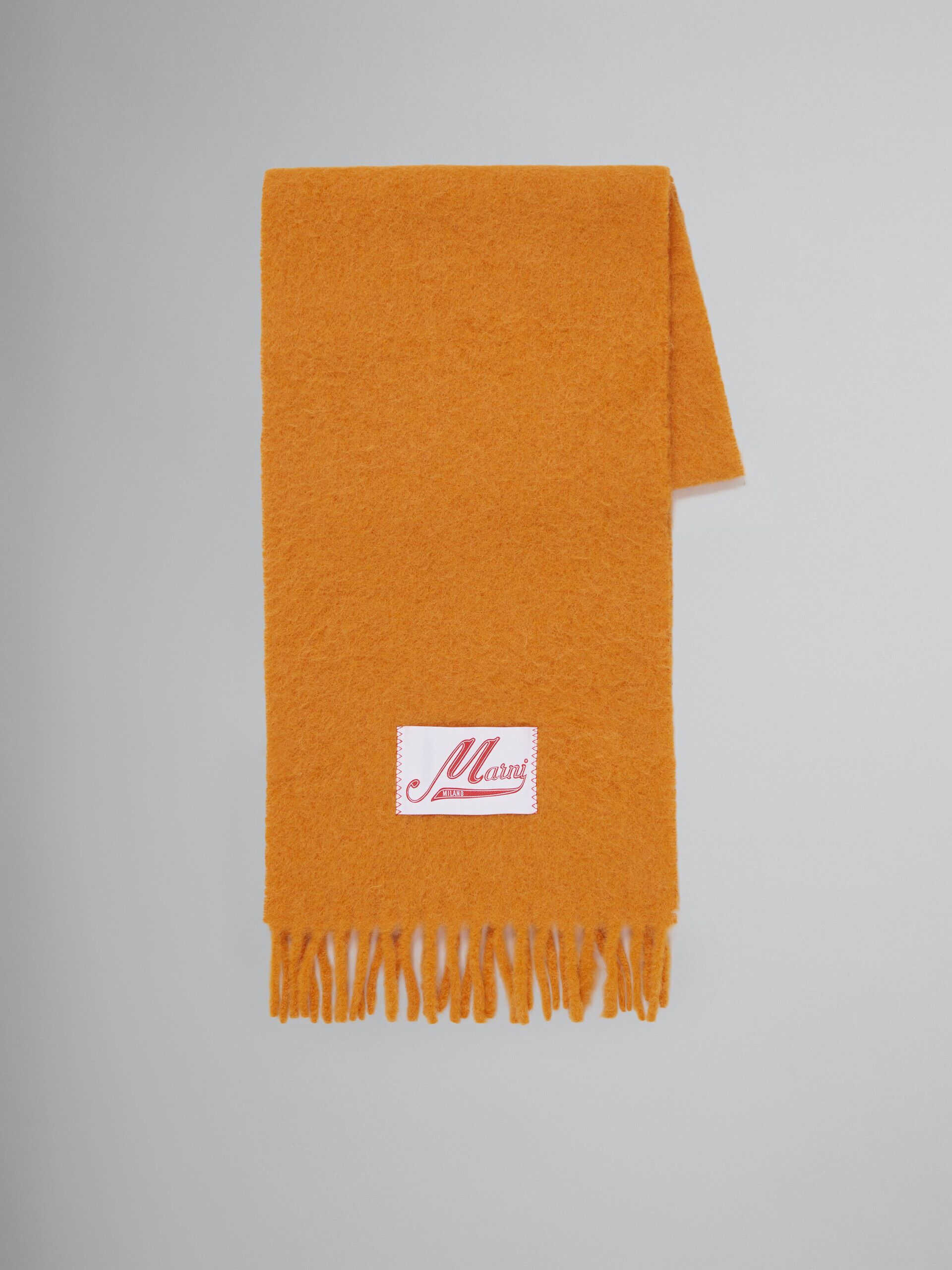 オレンジ アルパカ製スカーフ | Marni