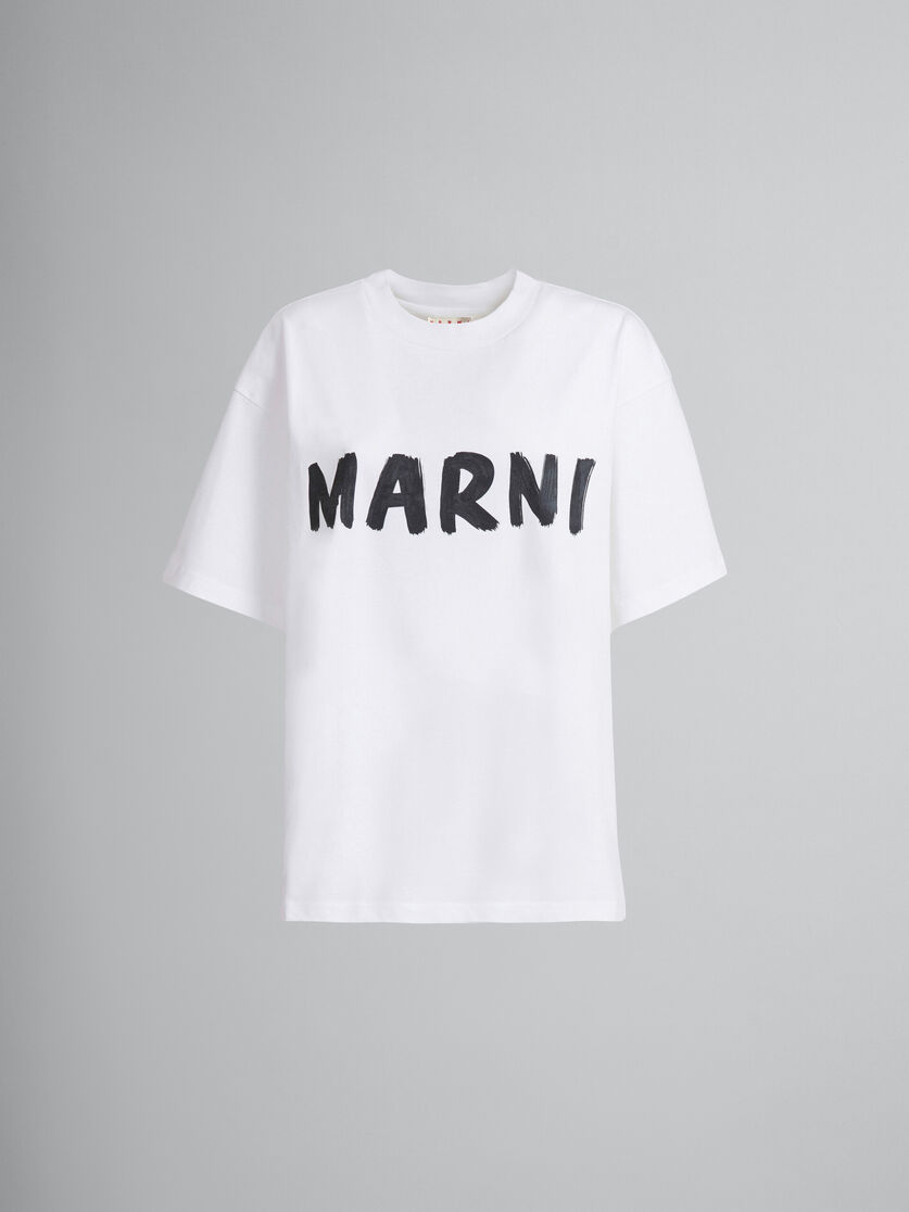 cotton T-shirt with logo Marni