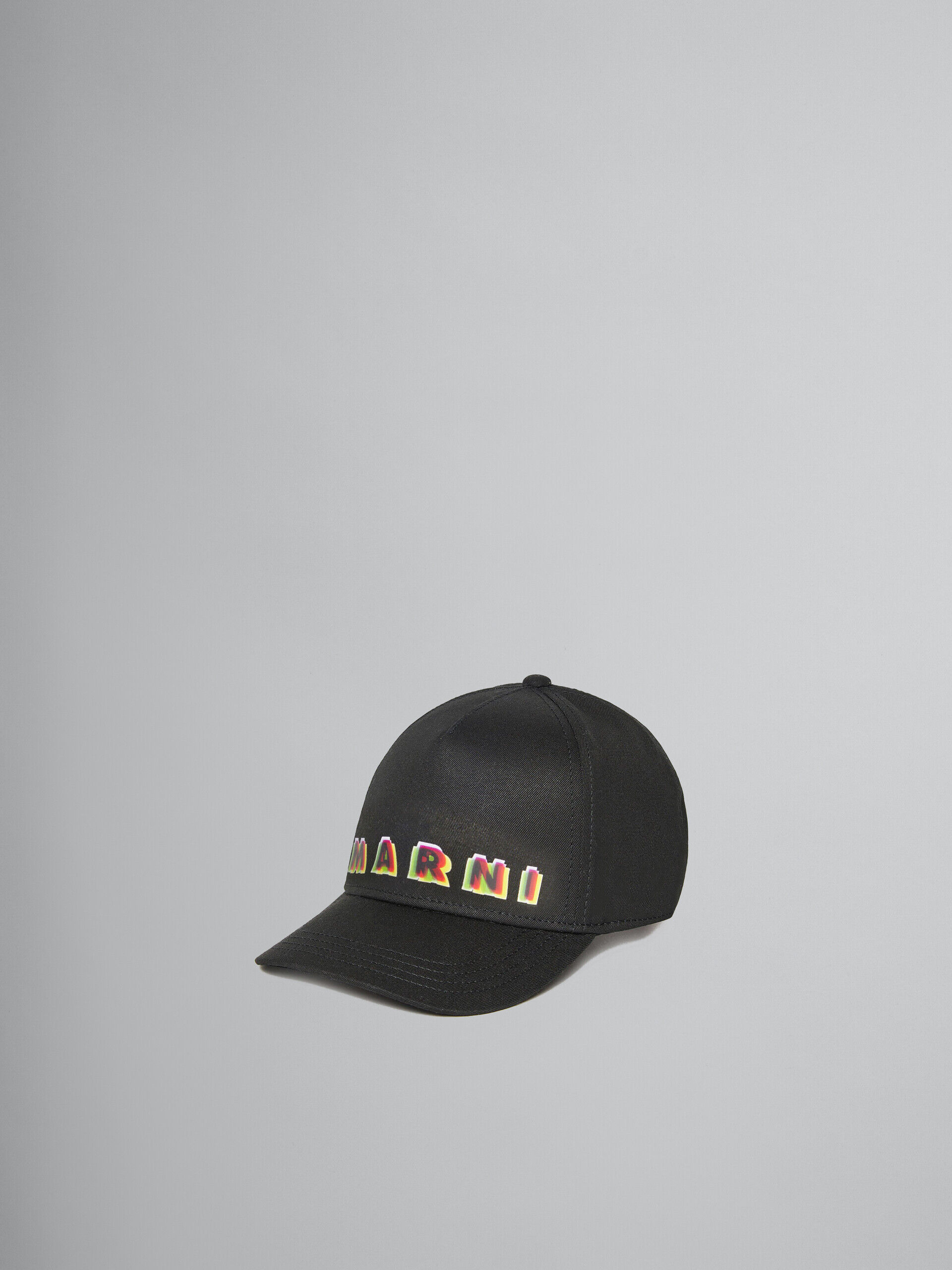 Black baseball cap with Rainbow logo | Marni
