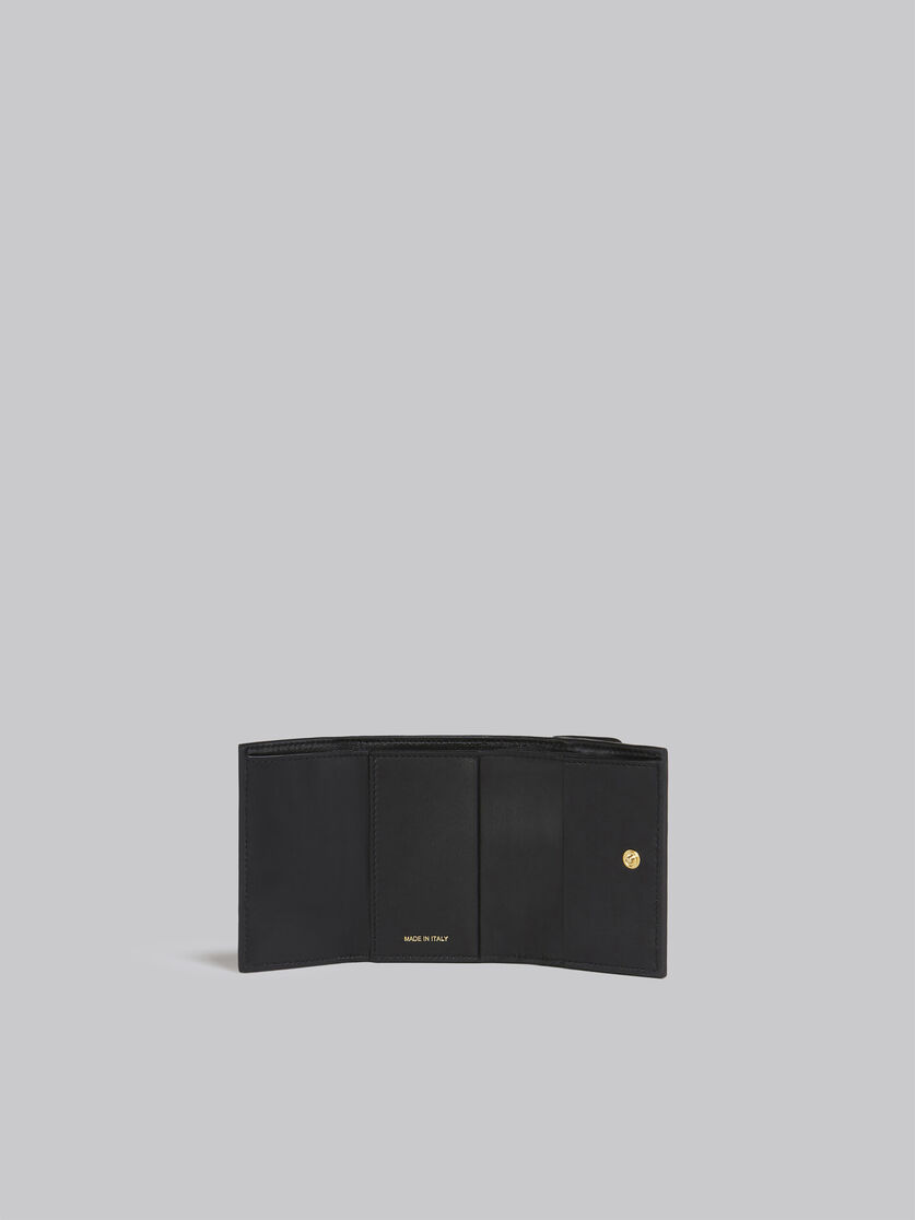 CELINE Small trifold wallet Tri-fold wallet leather Women Brown
