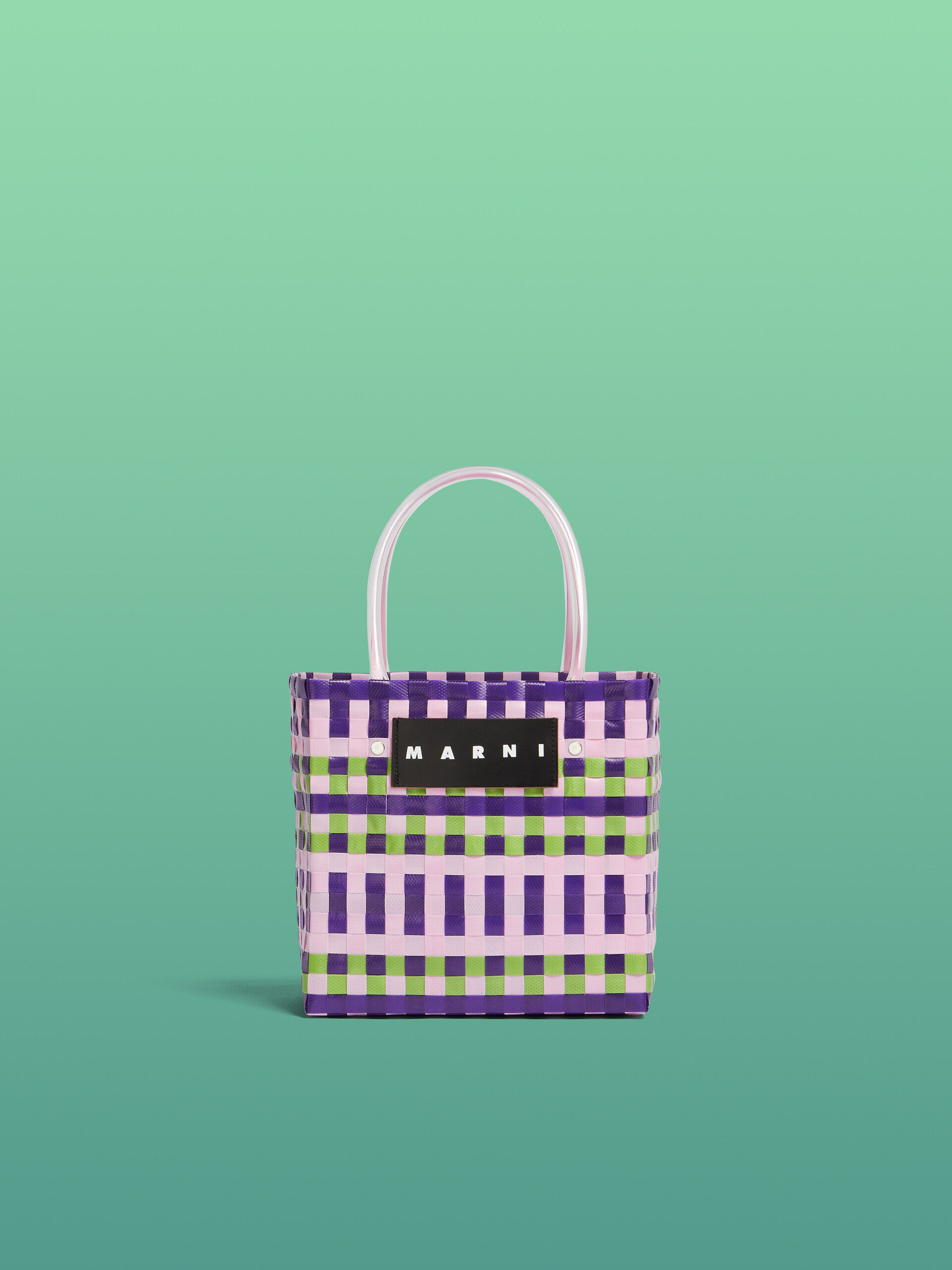 ピンクグリーン MARNI MARKET MINI BASKET BAG | Marni