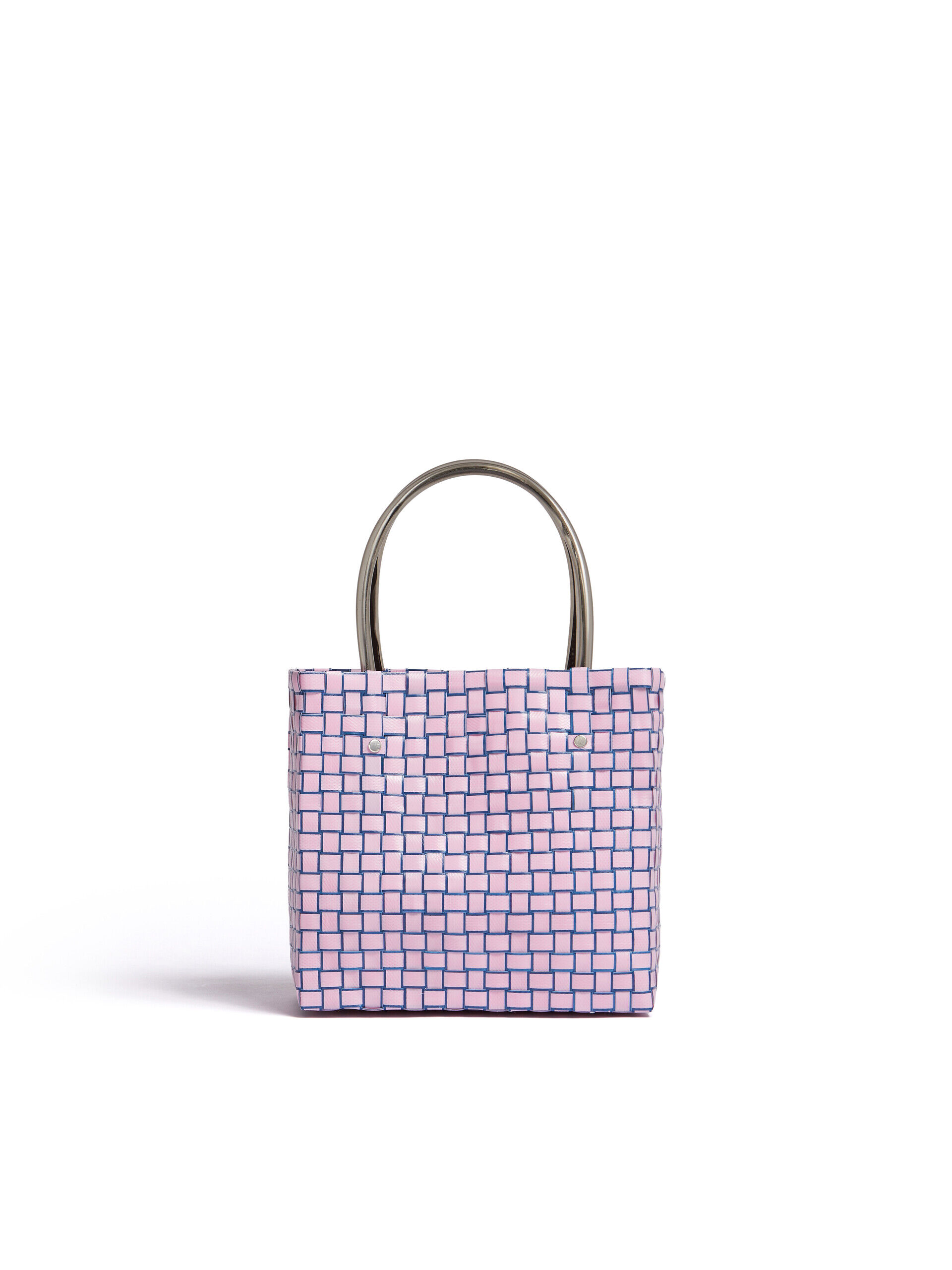 Pink MARNI MARKET MINI FLOWER BASKET bag | Marni