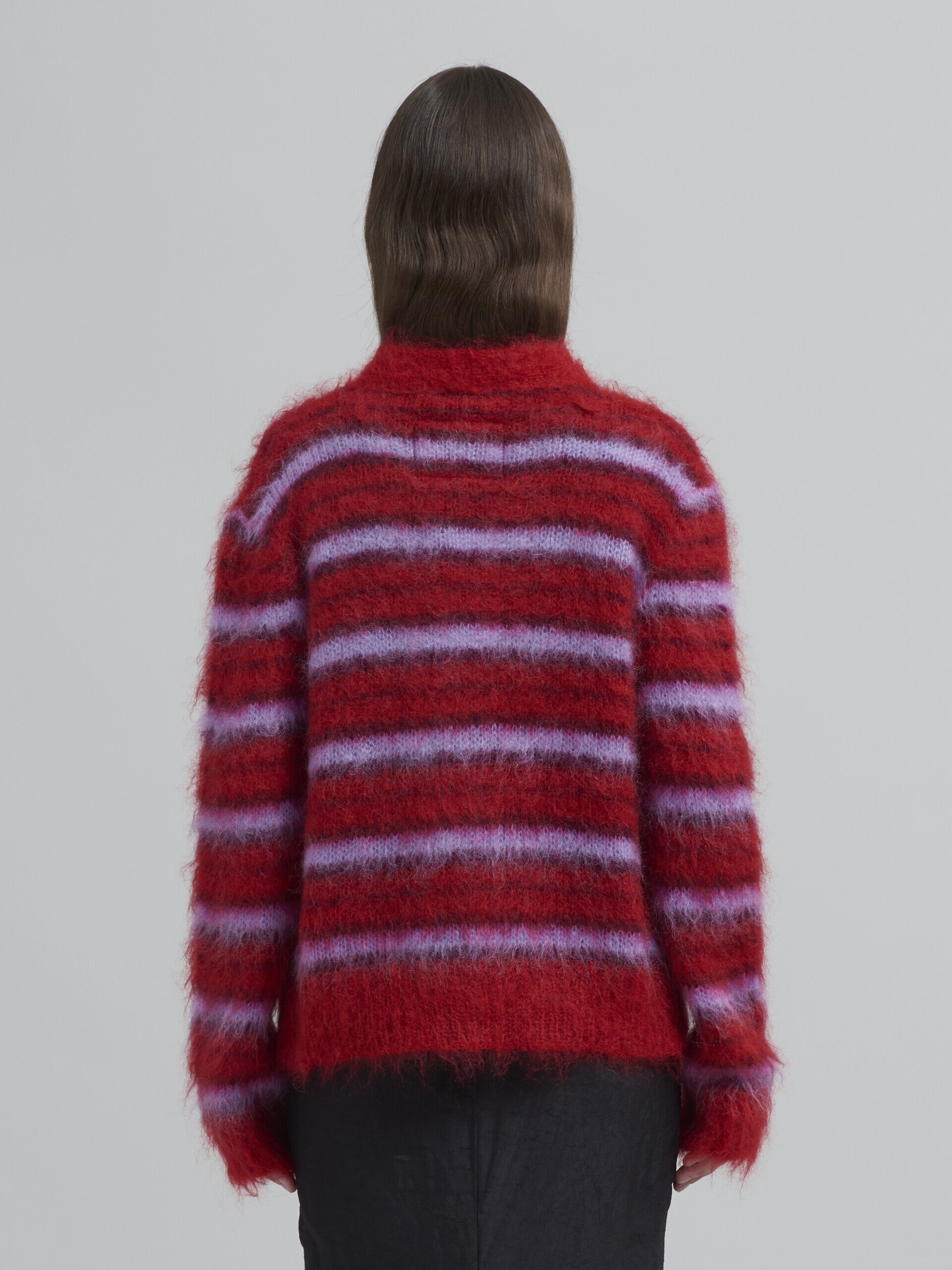 Striped brushed mohair sweater | Marni