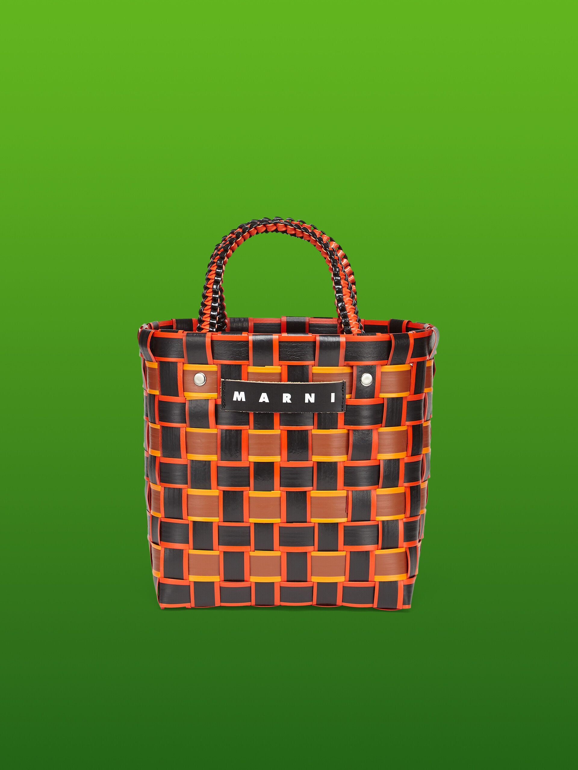 Marni woven 2025 shopping bag