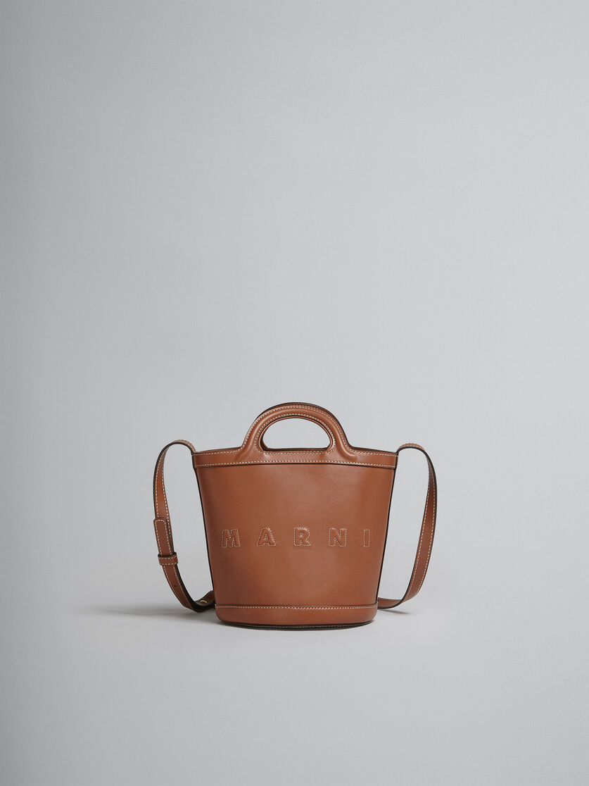 Mini Bucket Bag - Brown