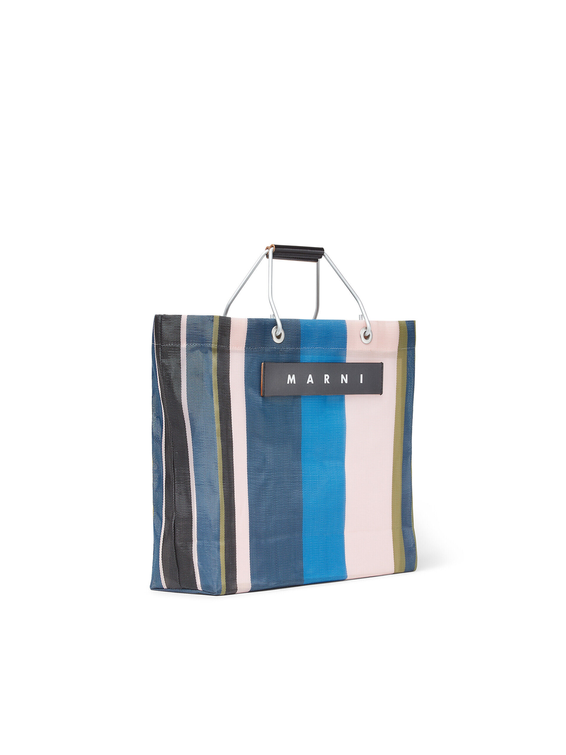 MARNI MARKET STRIPE multicolor blue bag | Marni
