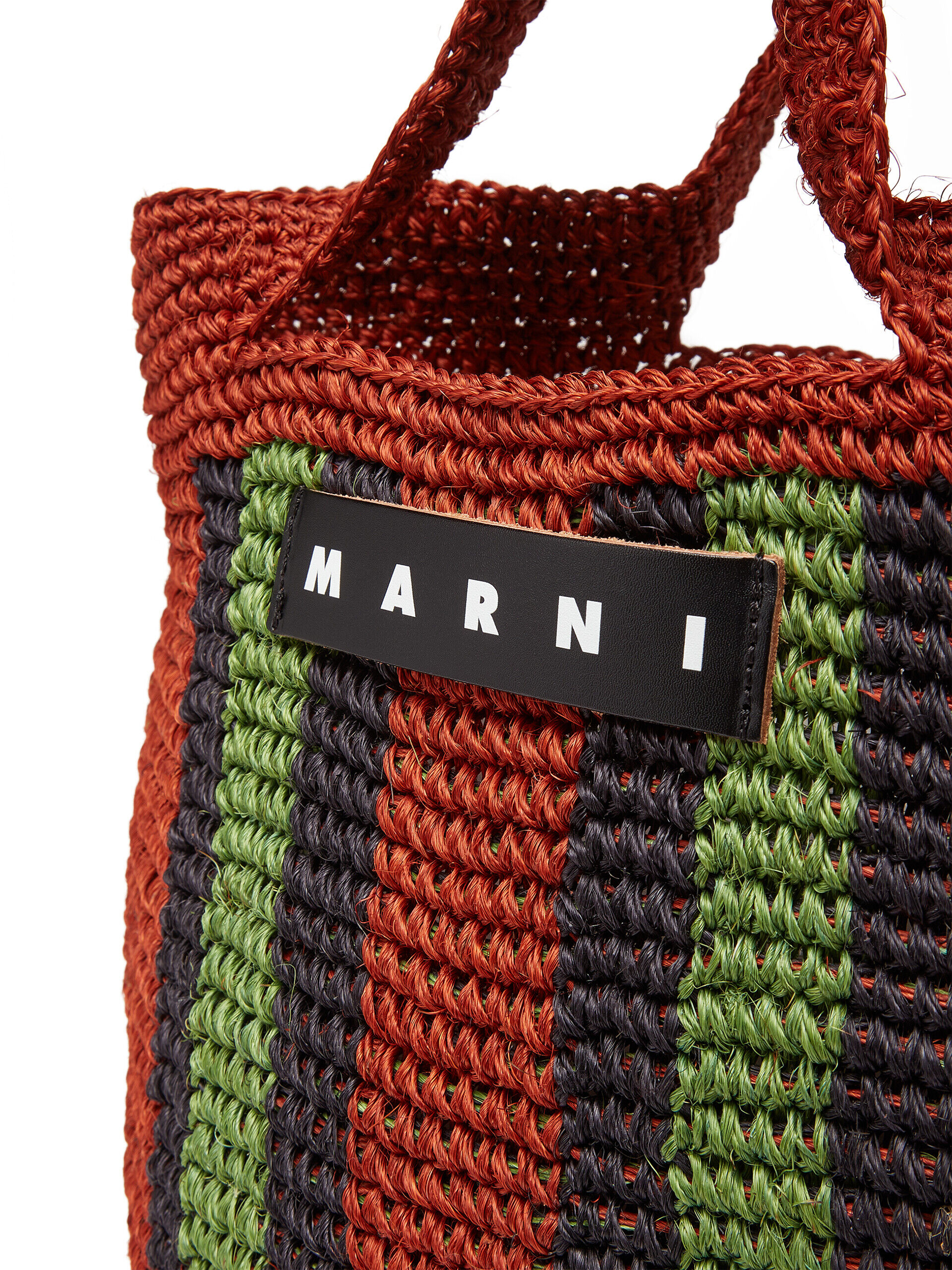 バーントブラウン 天然繊維製 MARNI MARKET FIQUE バッグ | Marni