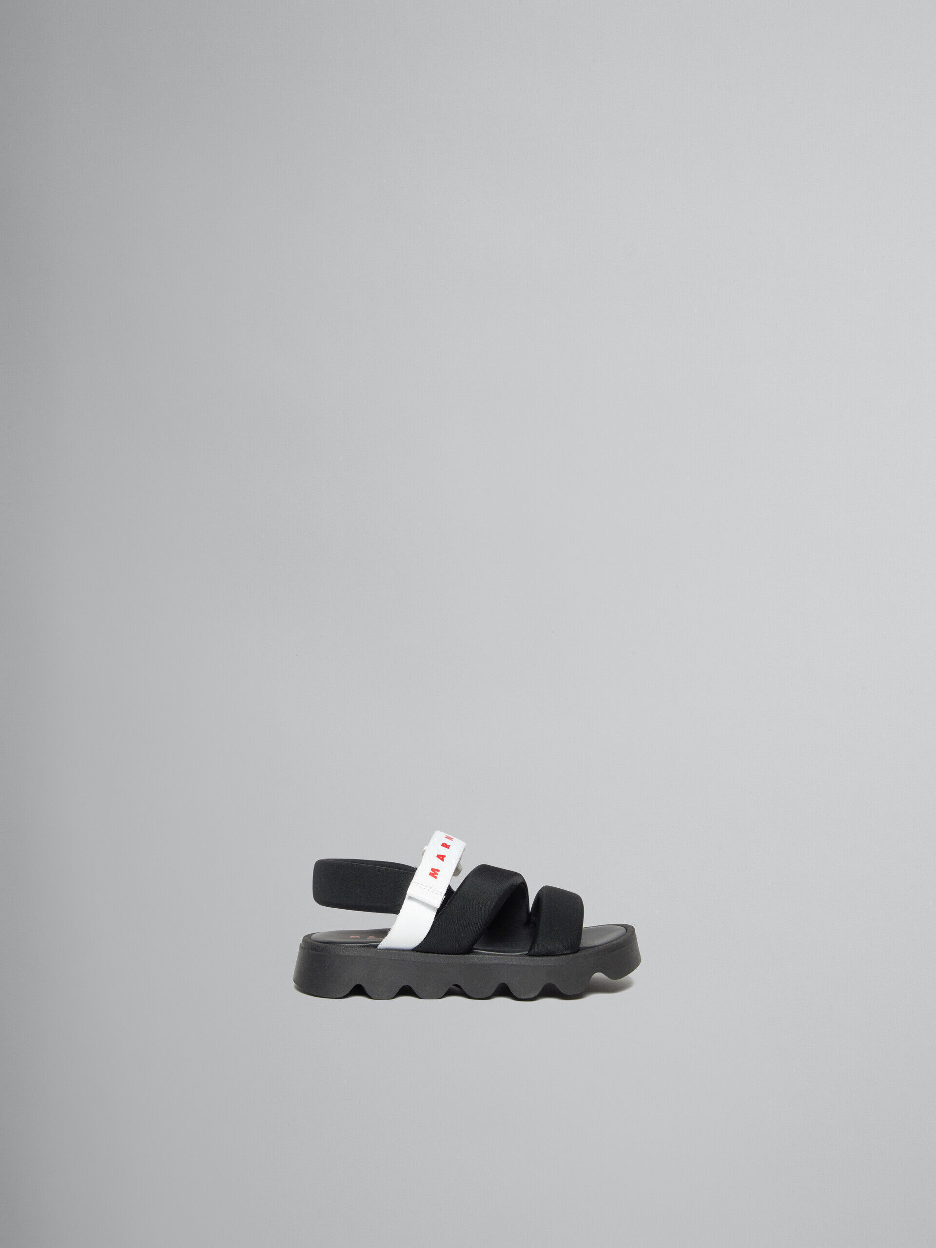 Black Padded Sandal | Marni