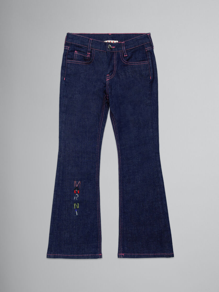 Jeans bootcut blu scuro - Pantaloni - Image 1