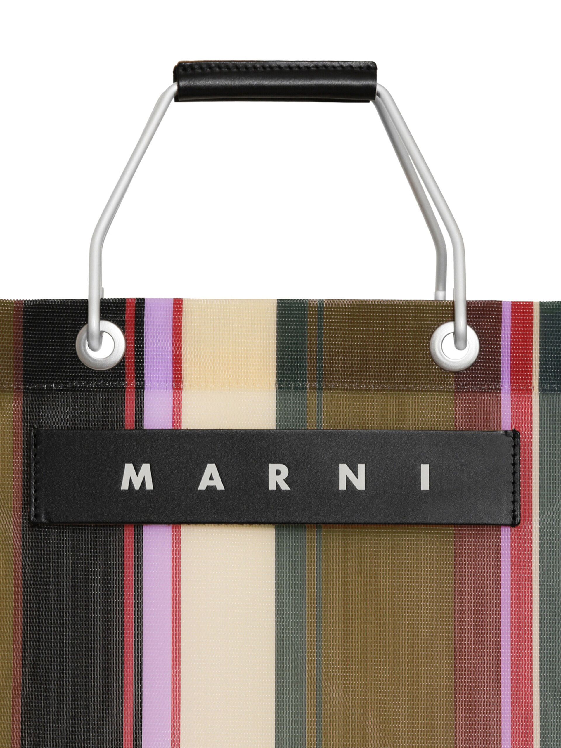 キャラメル(キャラメルブラウン) MARNI MARKET STRIPE BAG | Marni