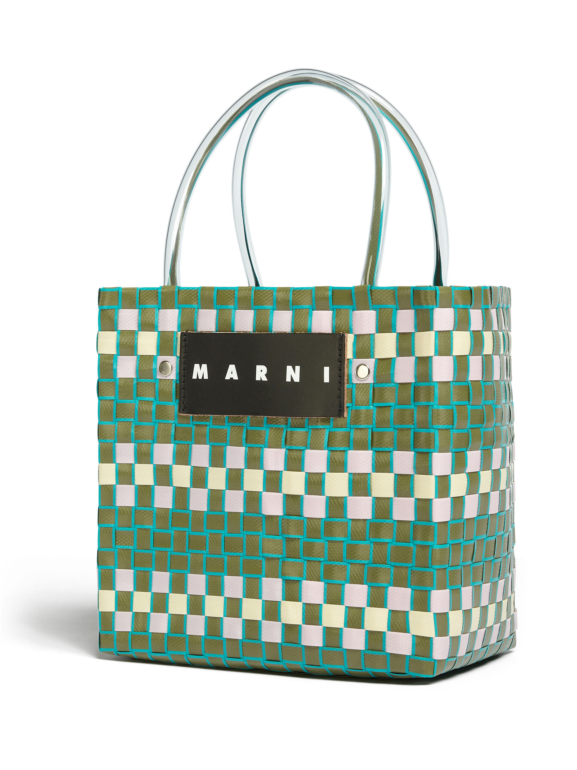 モザイクグリーン MARNI MARKET MINI BASKET BAG | Marni