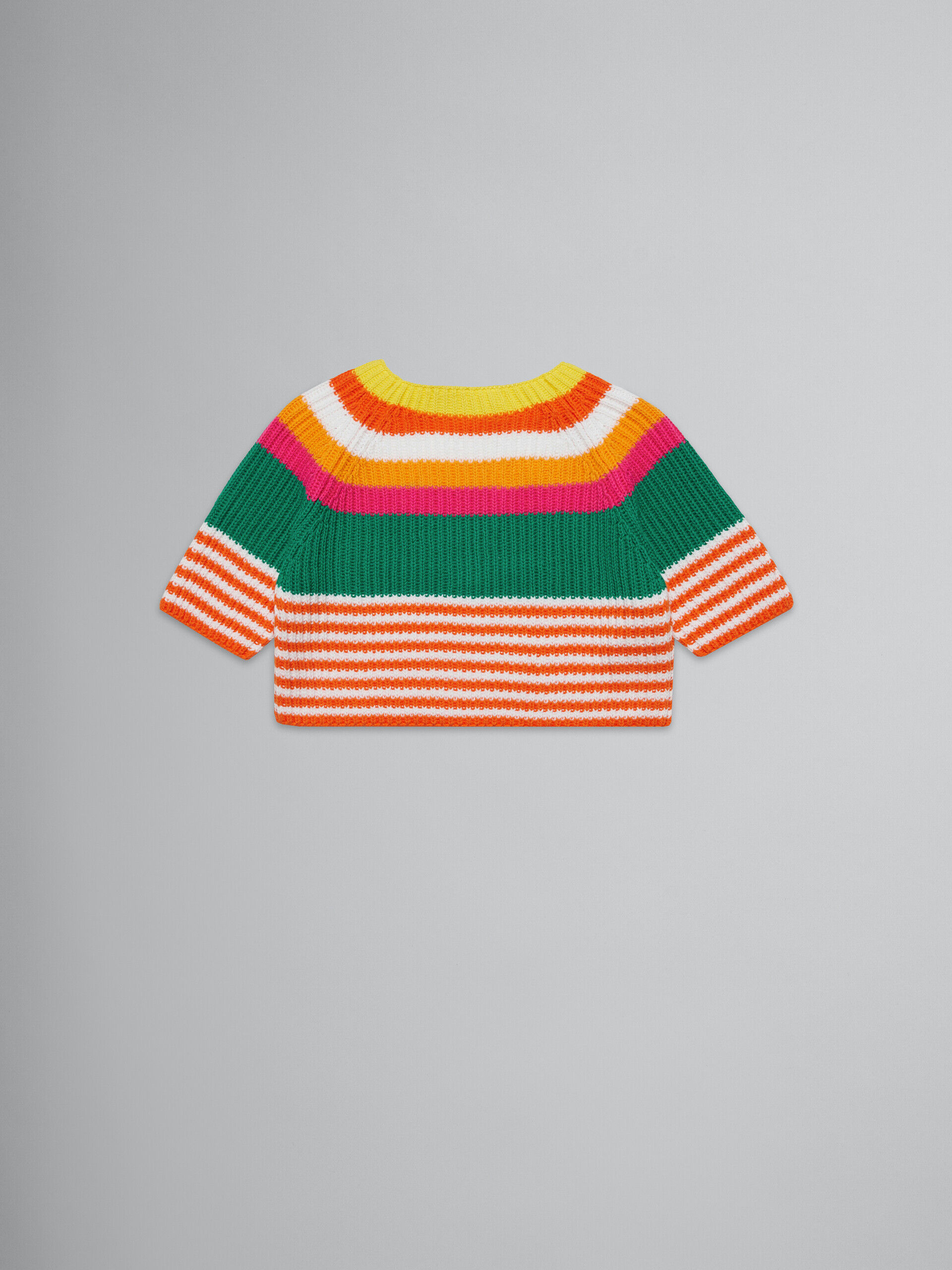 Multicolor striped knit pullover | Marni