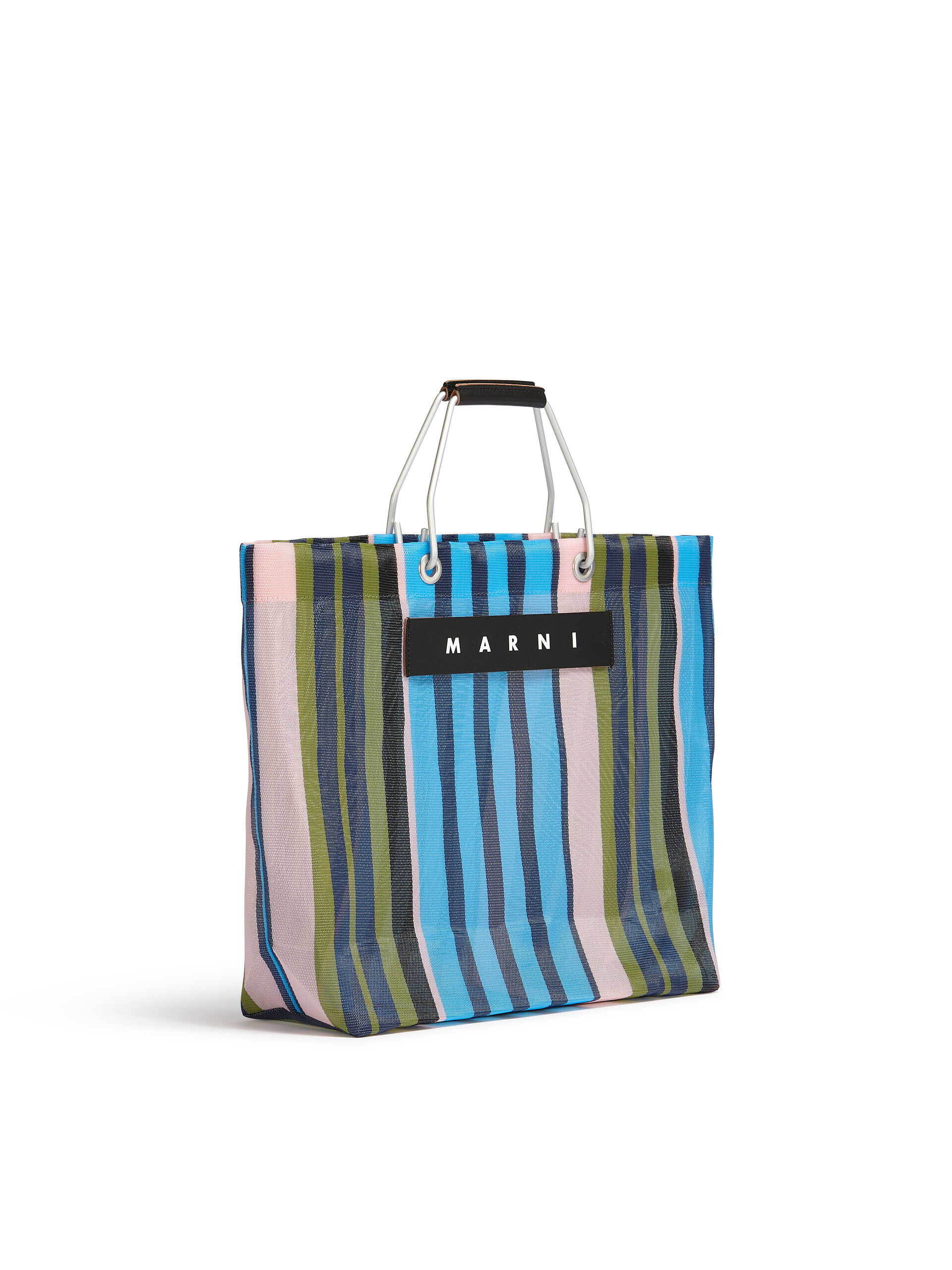 MARNI MARKET STRIPE multicolor blue bag | Marni