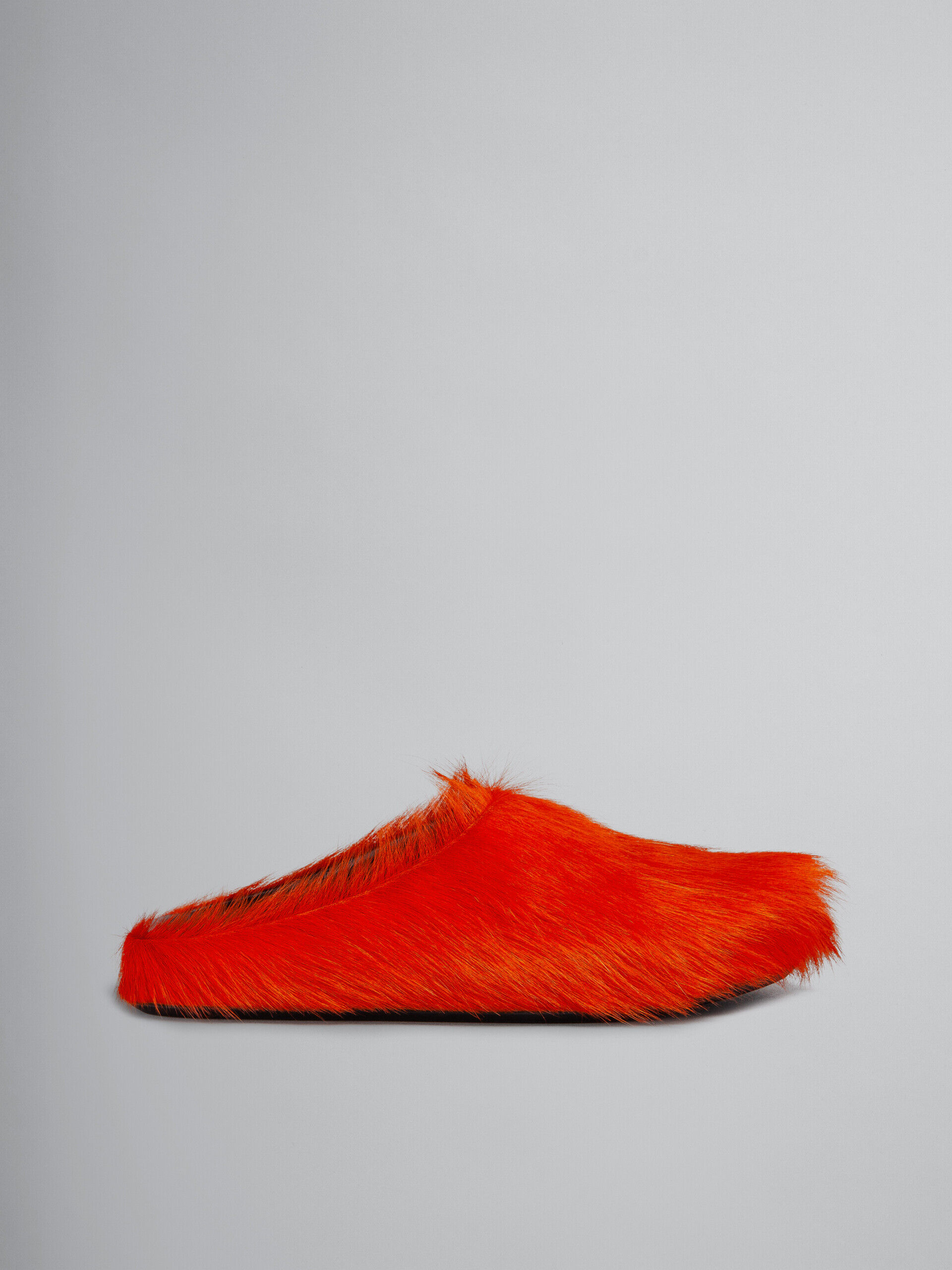 オレンジ ロングヘアーカーフ製のフスベットサボ | Marni