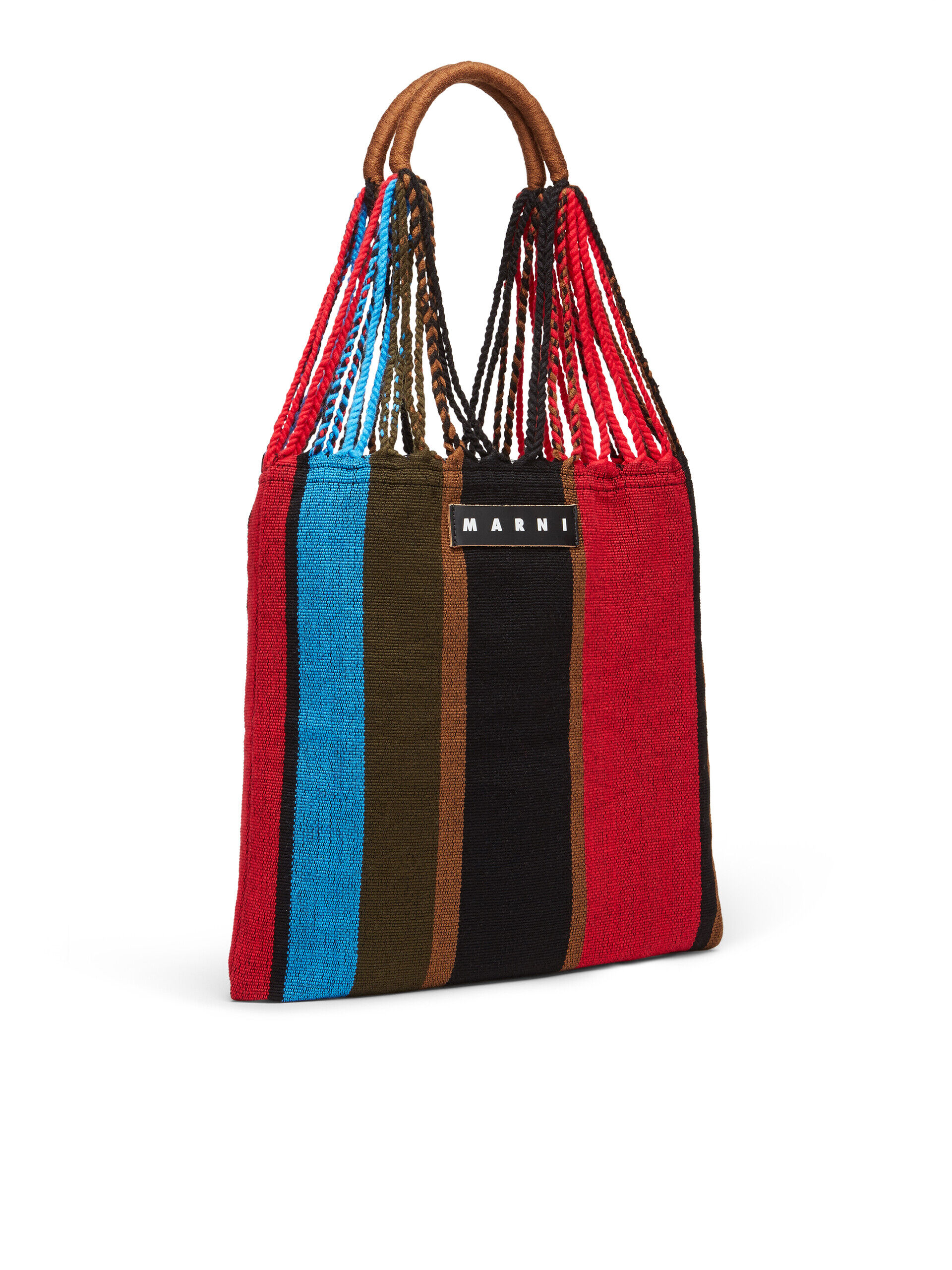MARNI MARKET HAMMOCK bag in multicolor crochet | Marni