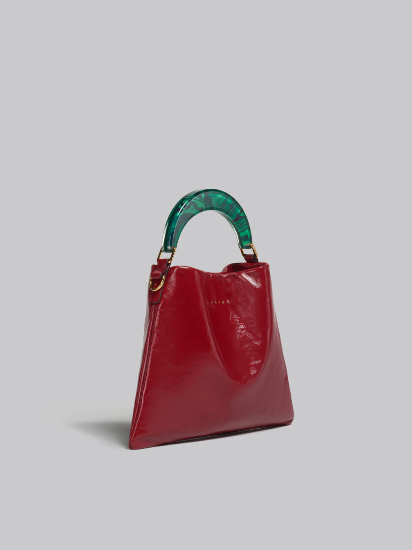 Black Venice patent-leather bag, Marni