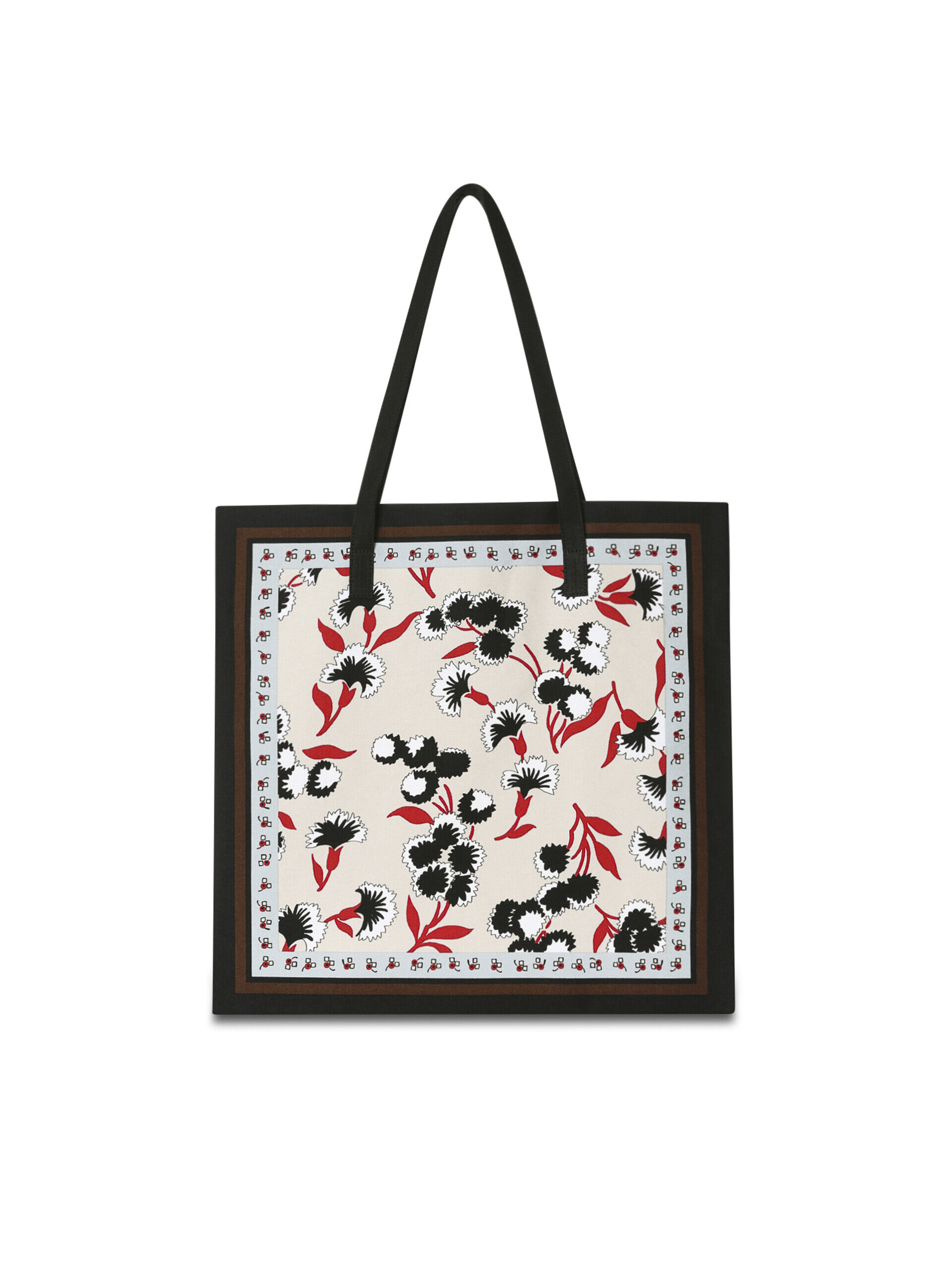 ベージュフラワー MARNI MARKET BANDANA TOTE BAG | Marni