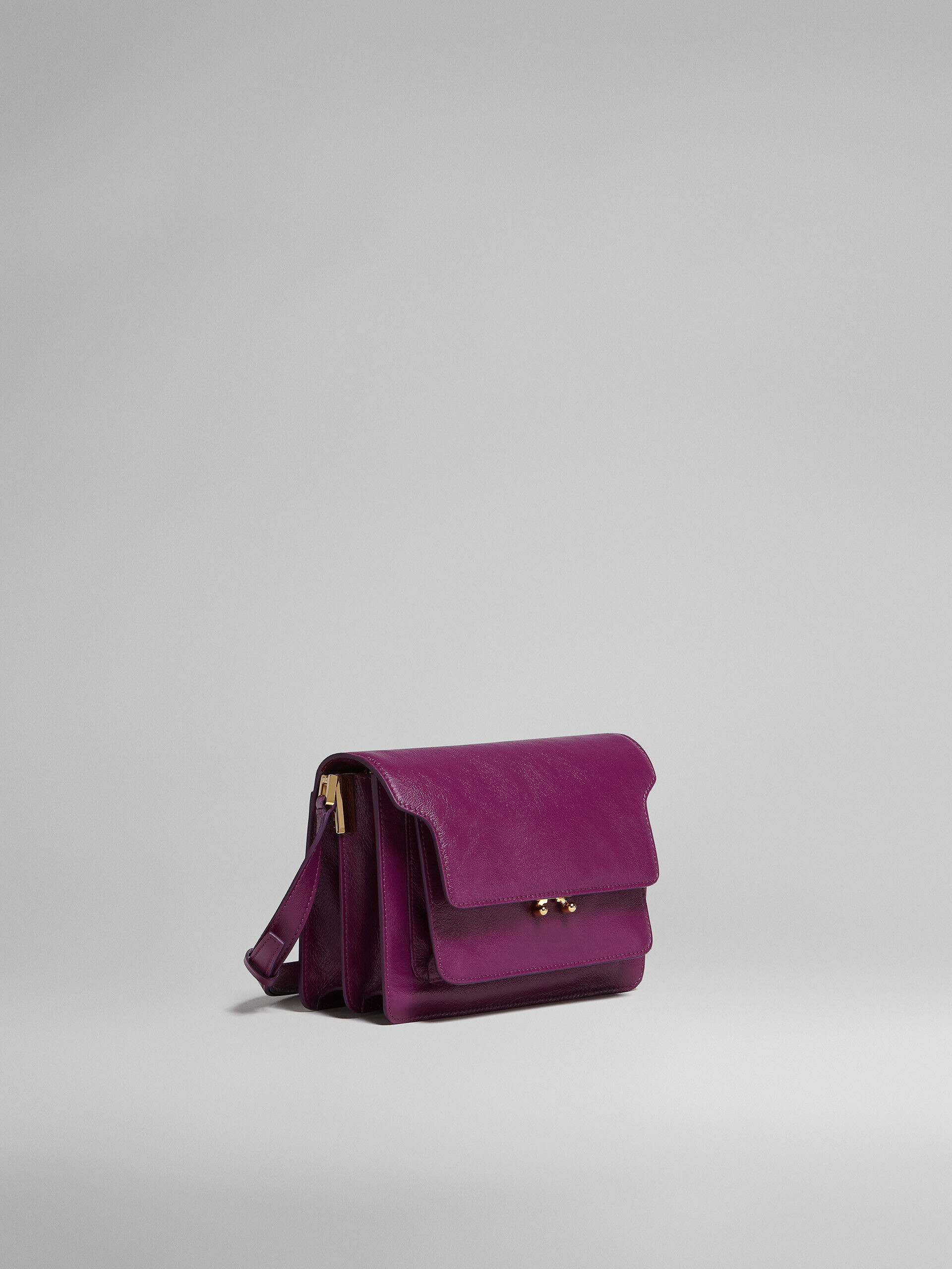 Marni trunk medium sale leather shoulder bag