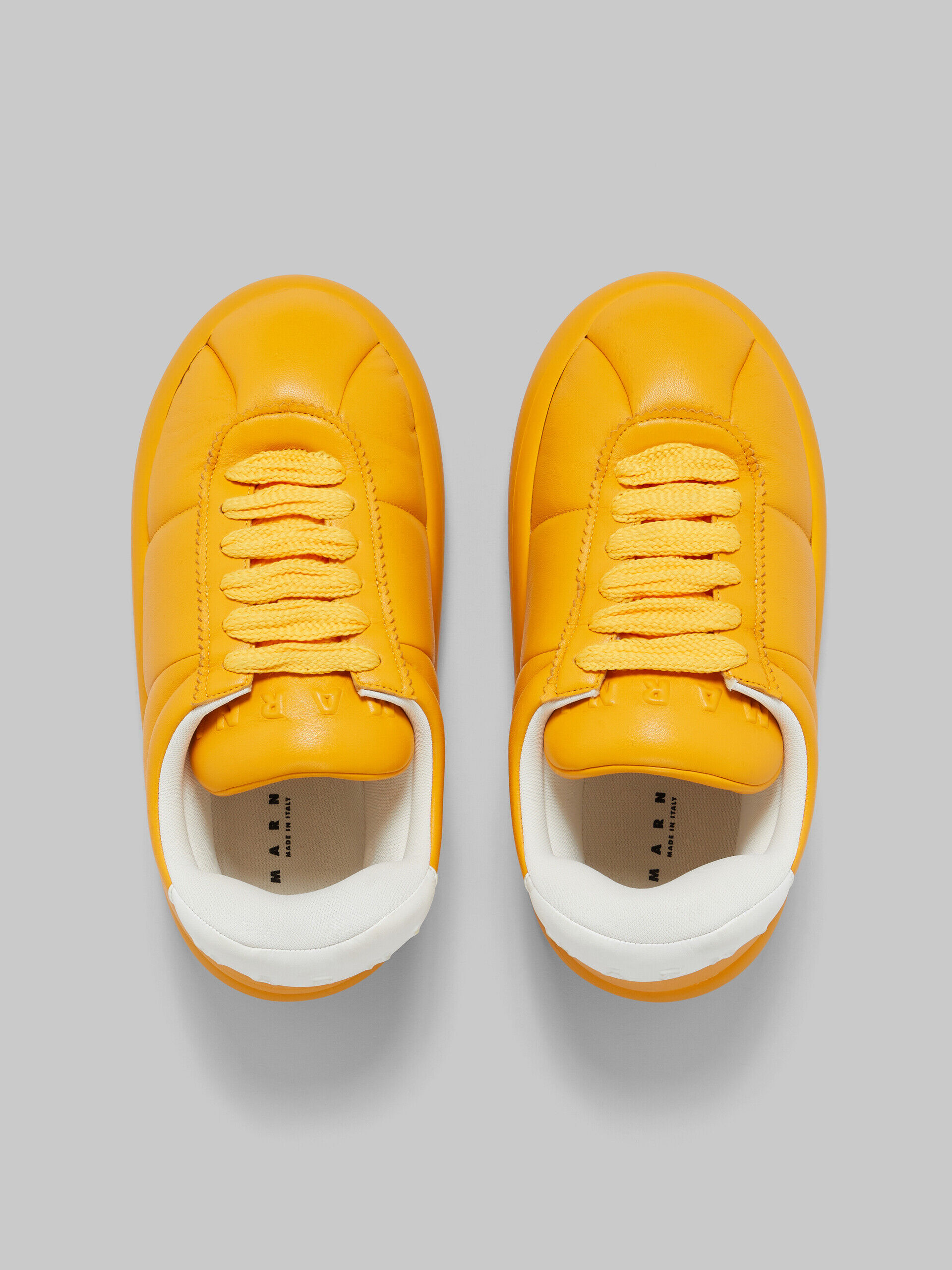 Orange leather BigFoot 2.0 sneaker | Marni