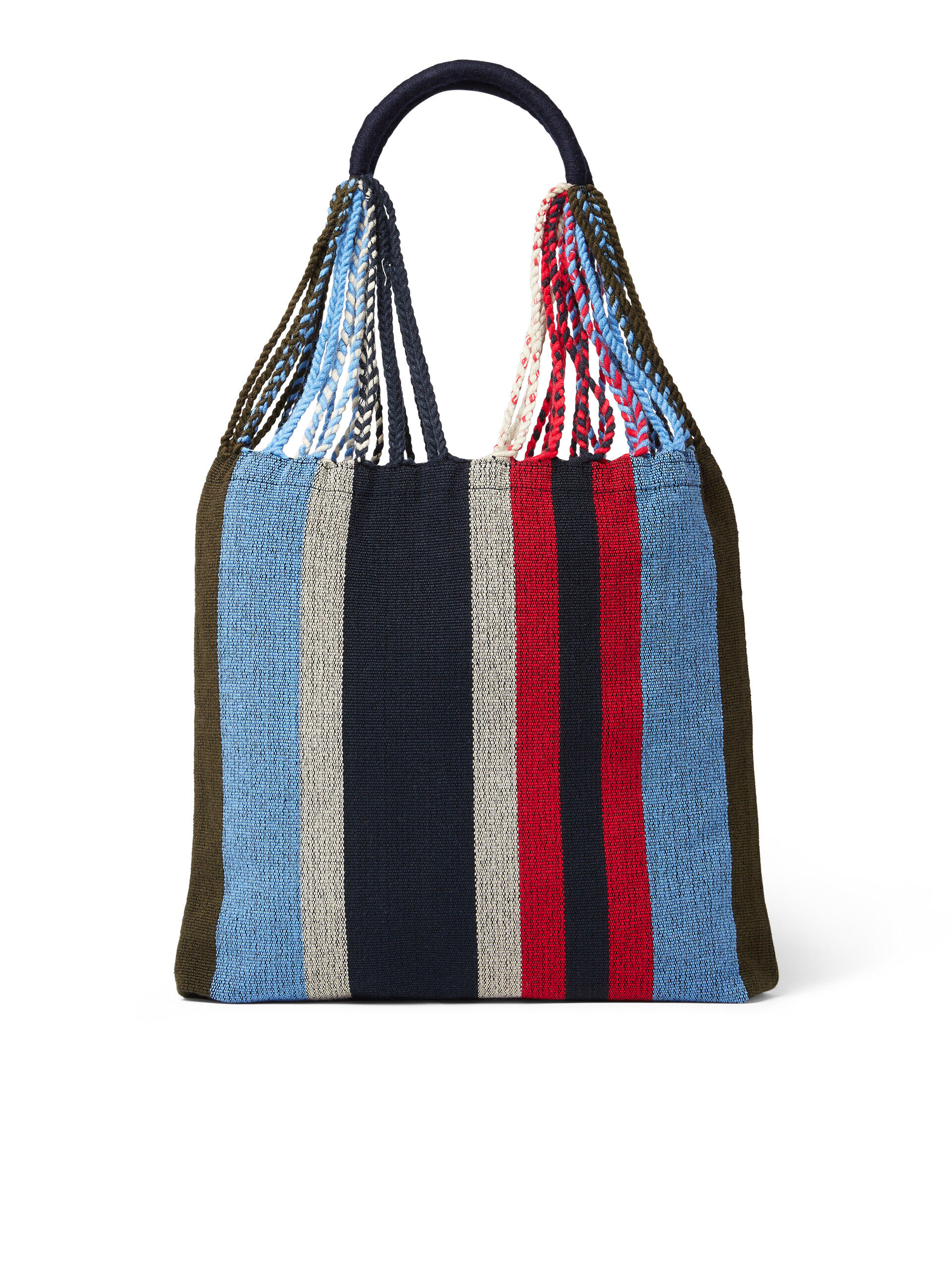 MARNI MARKET HAMMOCK BAG in multicolor pale blue crochet | Marni