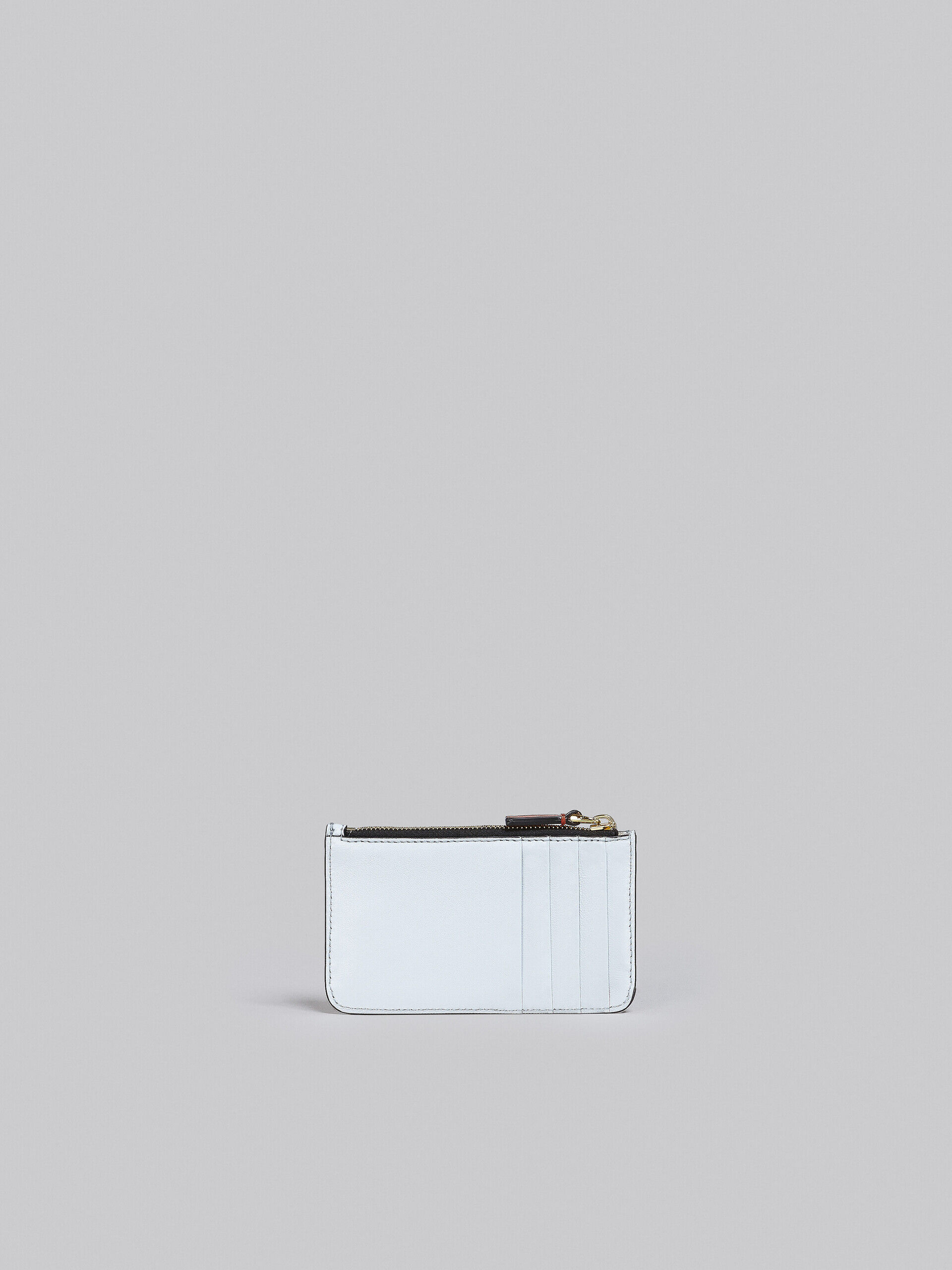 ホワイト、ブラウン レザー製カードケース | Marni