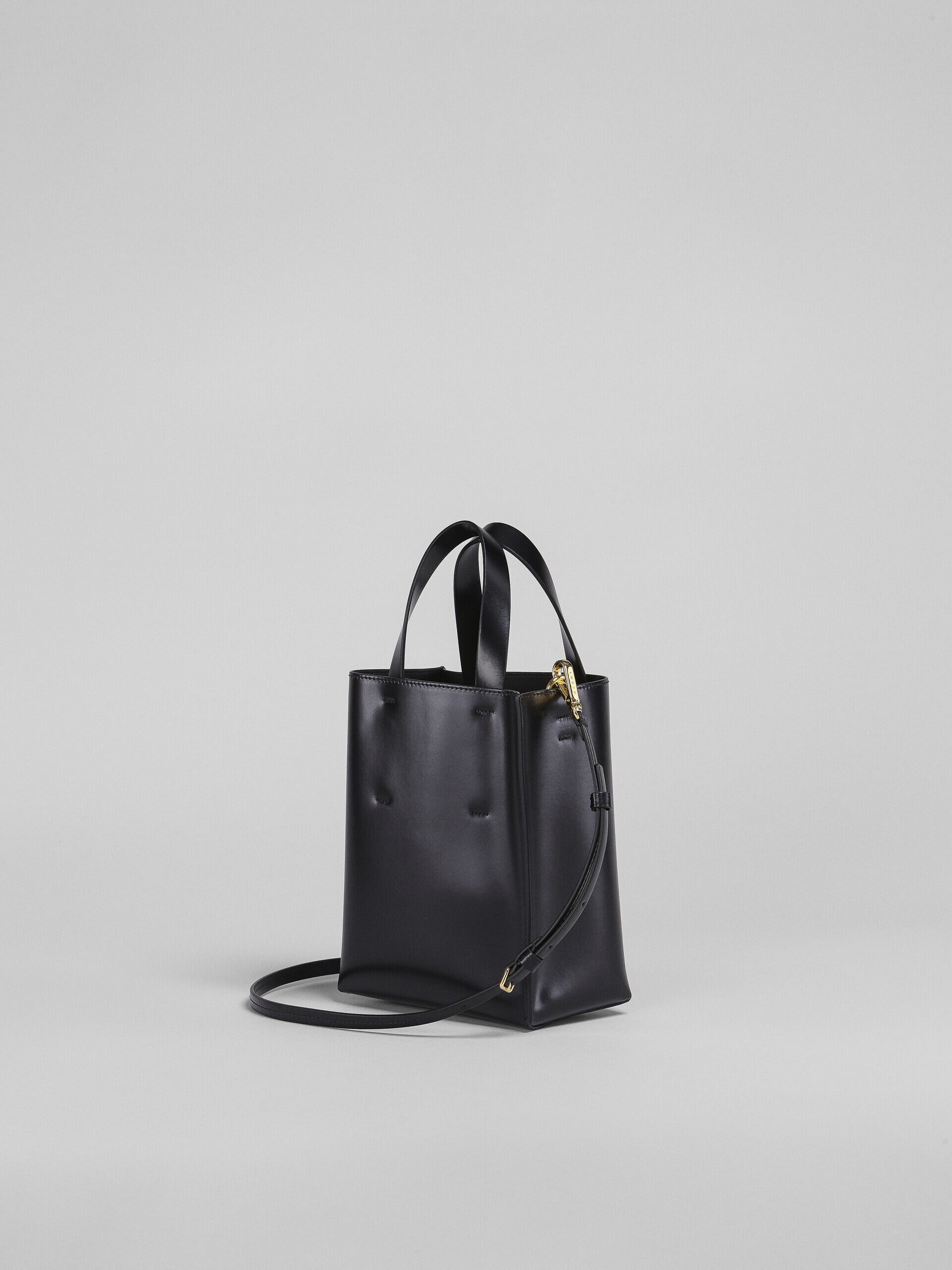 Marni Black Puff E/W Tote Bag