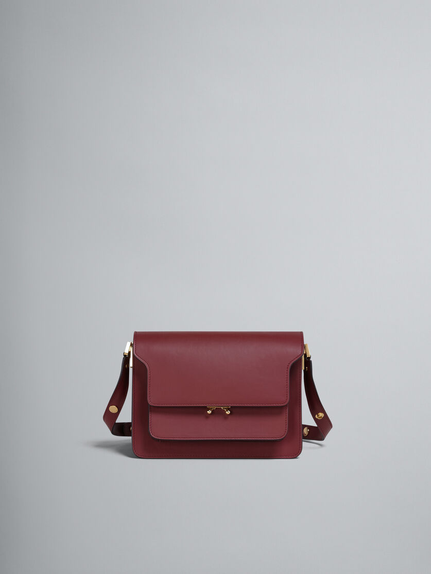 TRUNK medium in red leather | Marni