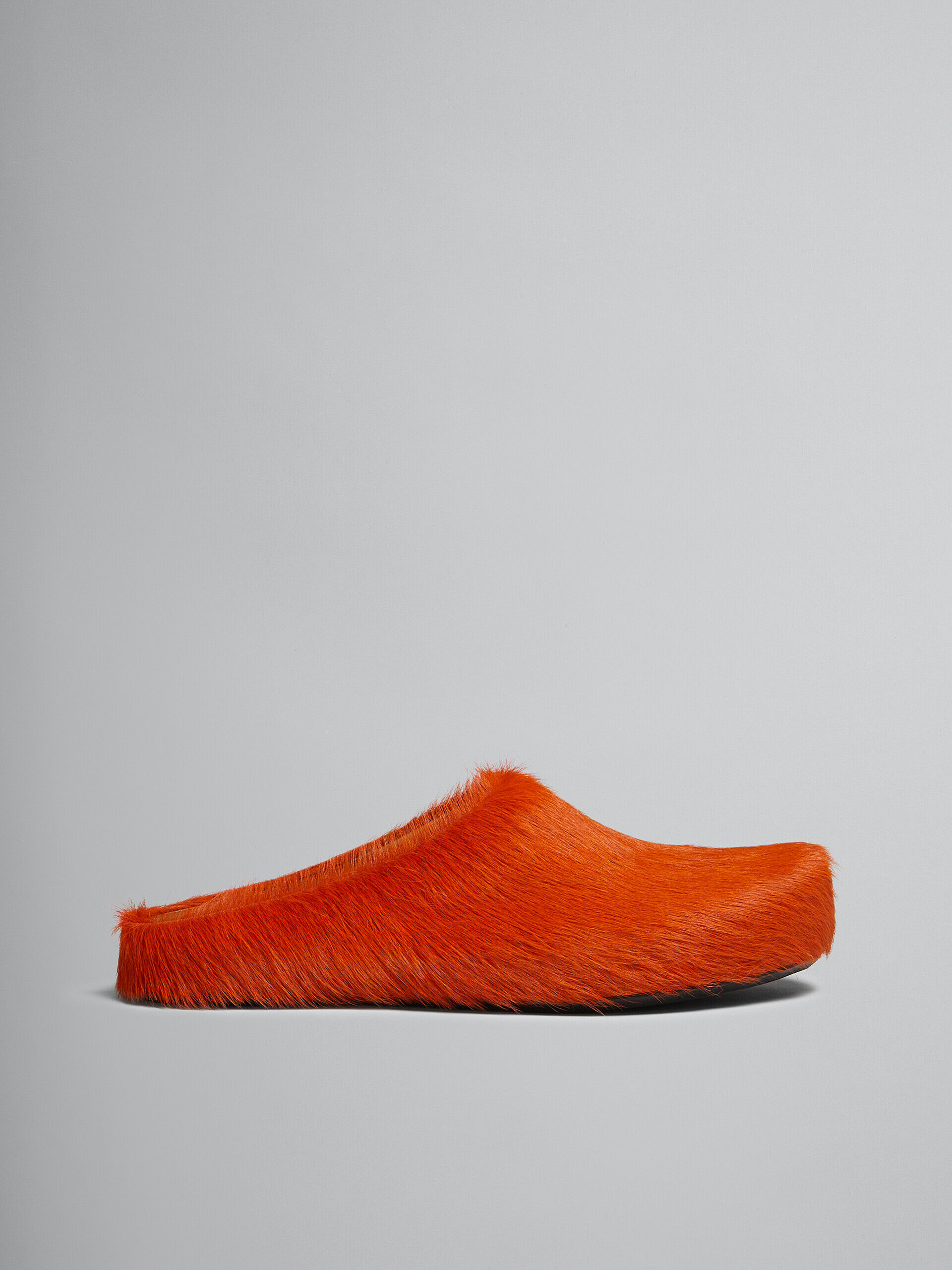 オレンジ ロングヘアーカーフ製フスベットサボ | Marni