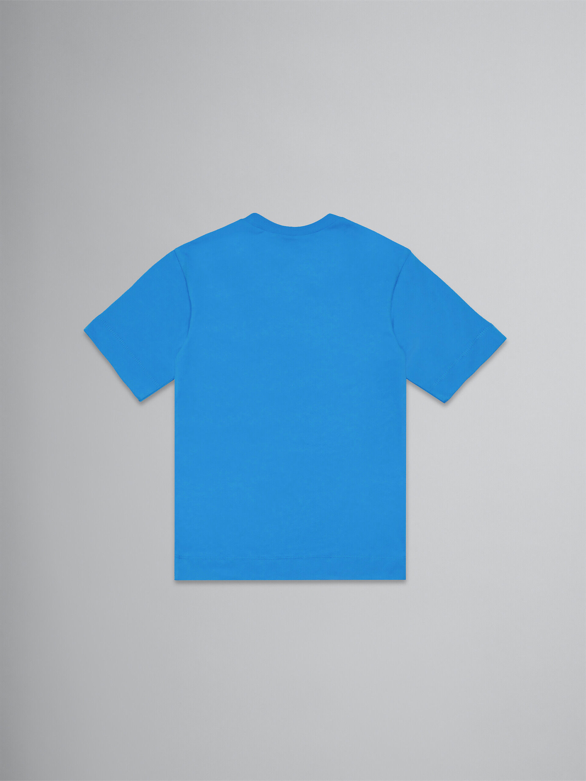 ライトブルー ロゴ入り ジャージー製Tシャツ | Marni