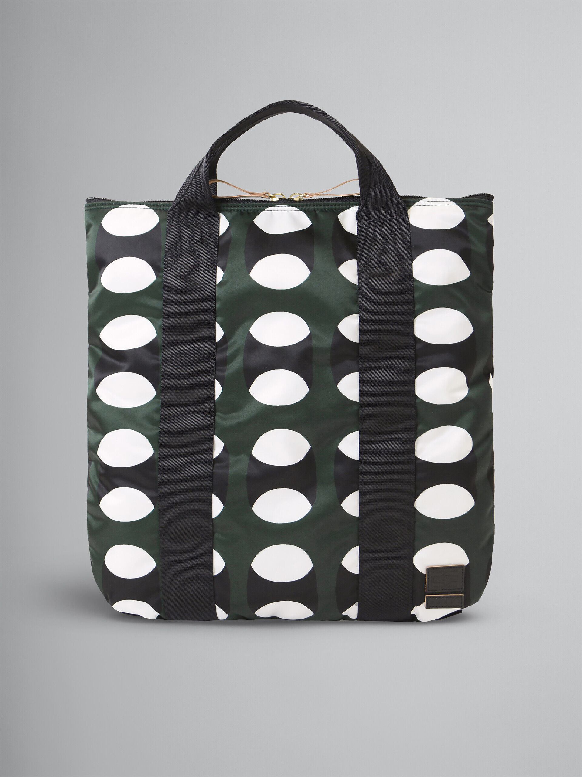 MARNI X PORTER - 2WAY TOTE DT GREEN
