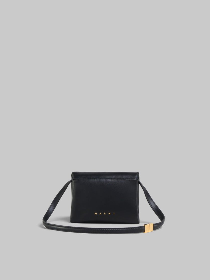 Marni Trunk Reverse Small Leather Shoulder Bag In White