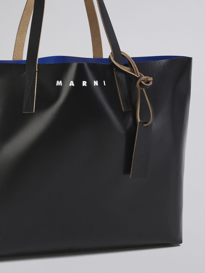 Marni Blue East West Trunk Bag In Baby Blue