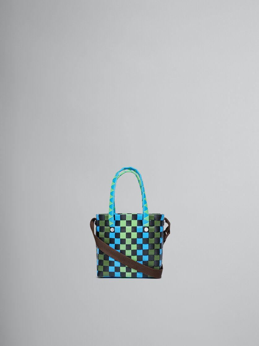 Borsa micro basket ad intreccio multicolor - Borse - Image 2