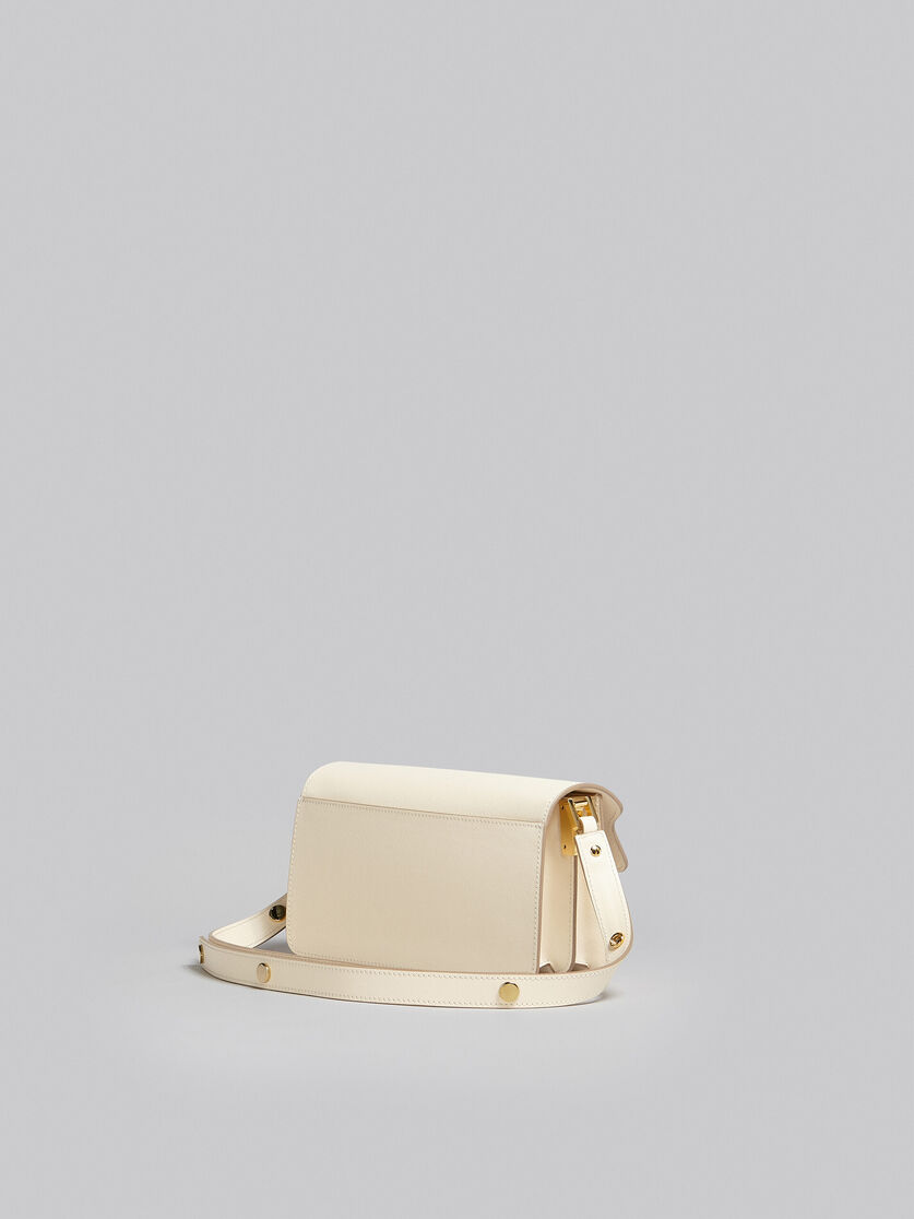 Totes bags Marni - Beige and white saffiano leather bag