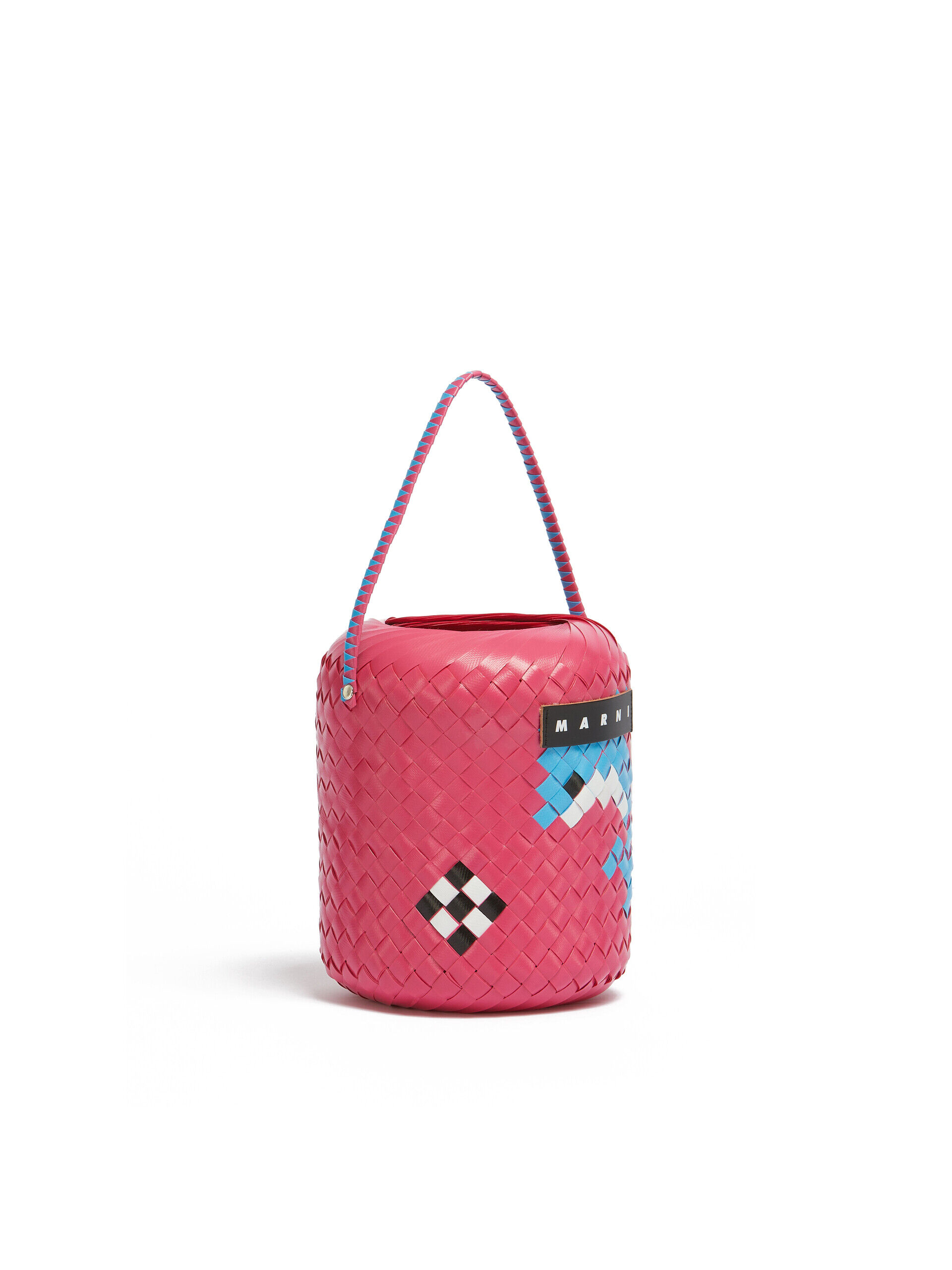 Fuchsia dolphin MARNI MARKET BUCKET bag | Marni