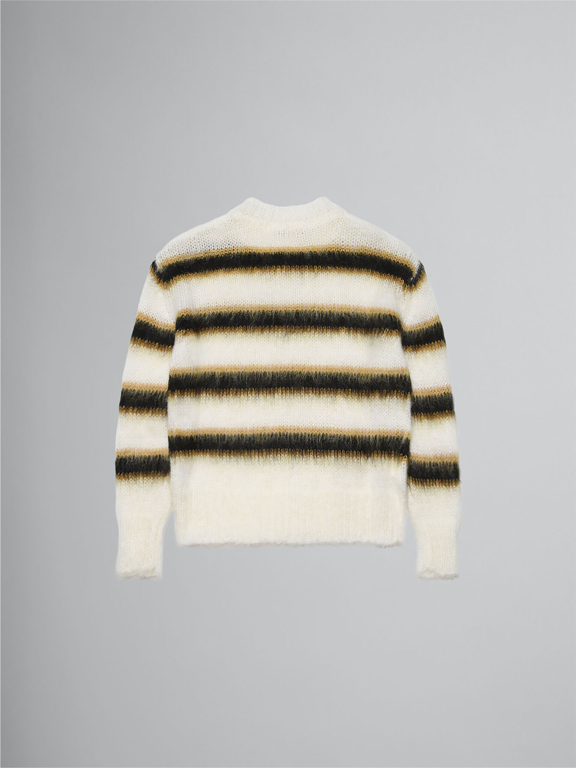 Striped wool and mohair crewneck jumper | Marni