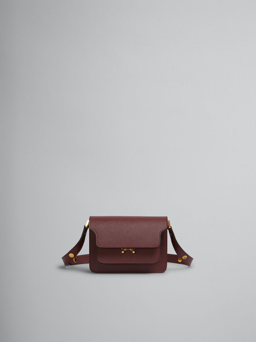 Saffiano Leather Mini Crossbody Bag