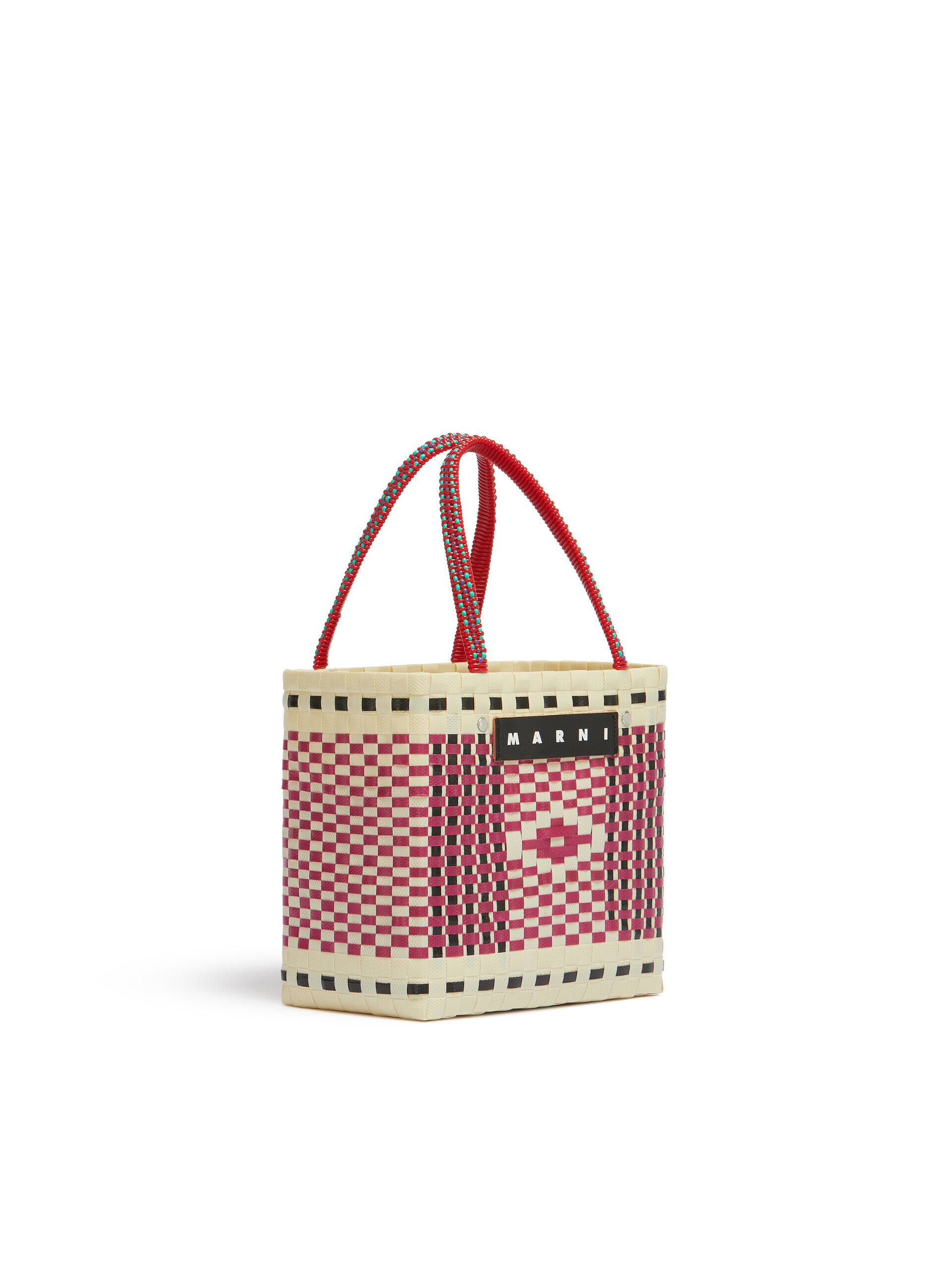 Red diamond MARNI MARKET MINI BASKET Bag | Marni