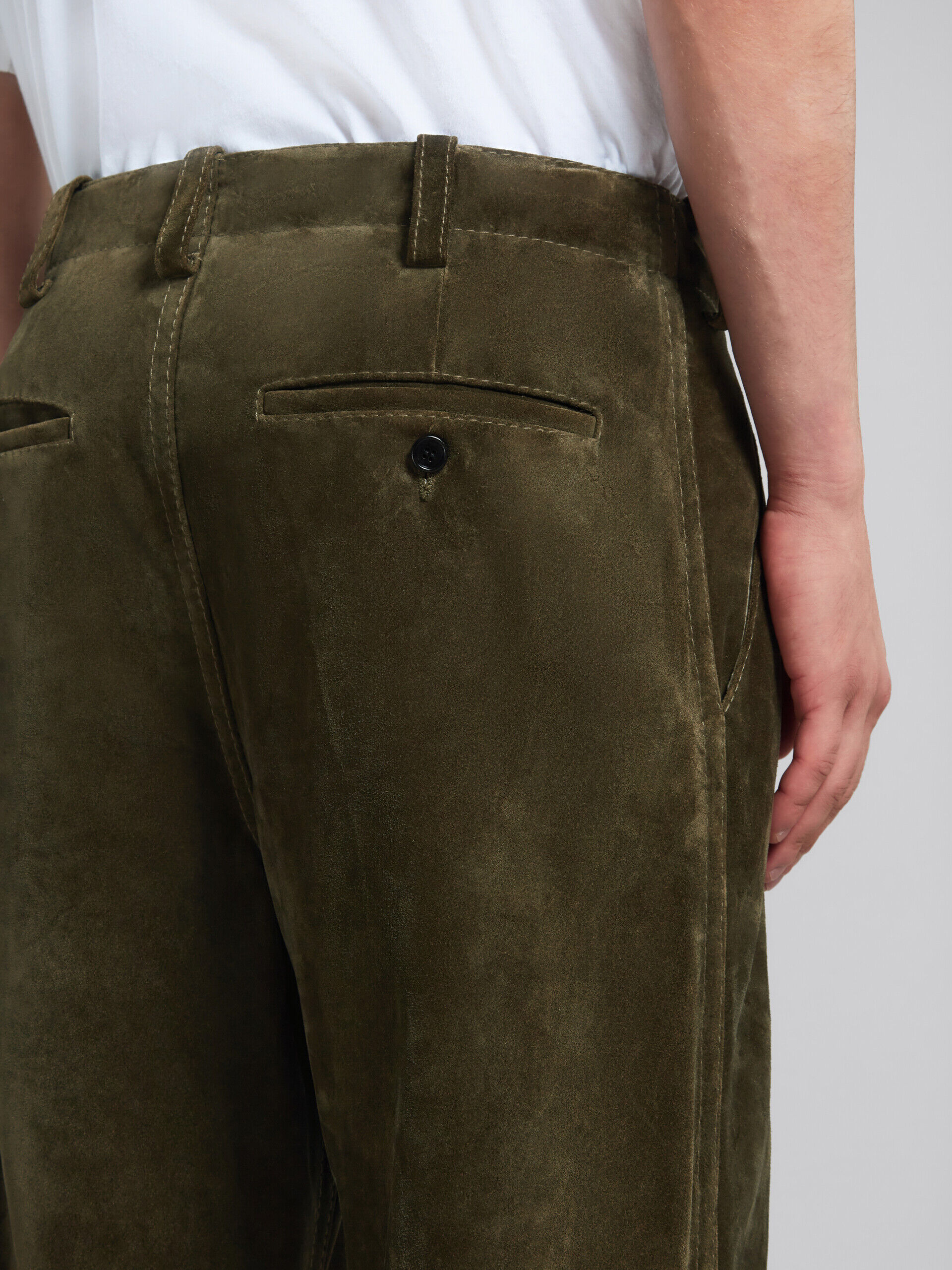 The latest collection of beige leather trousers for men | FASHIOLA.in