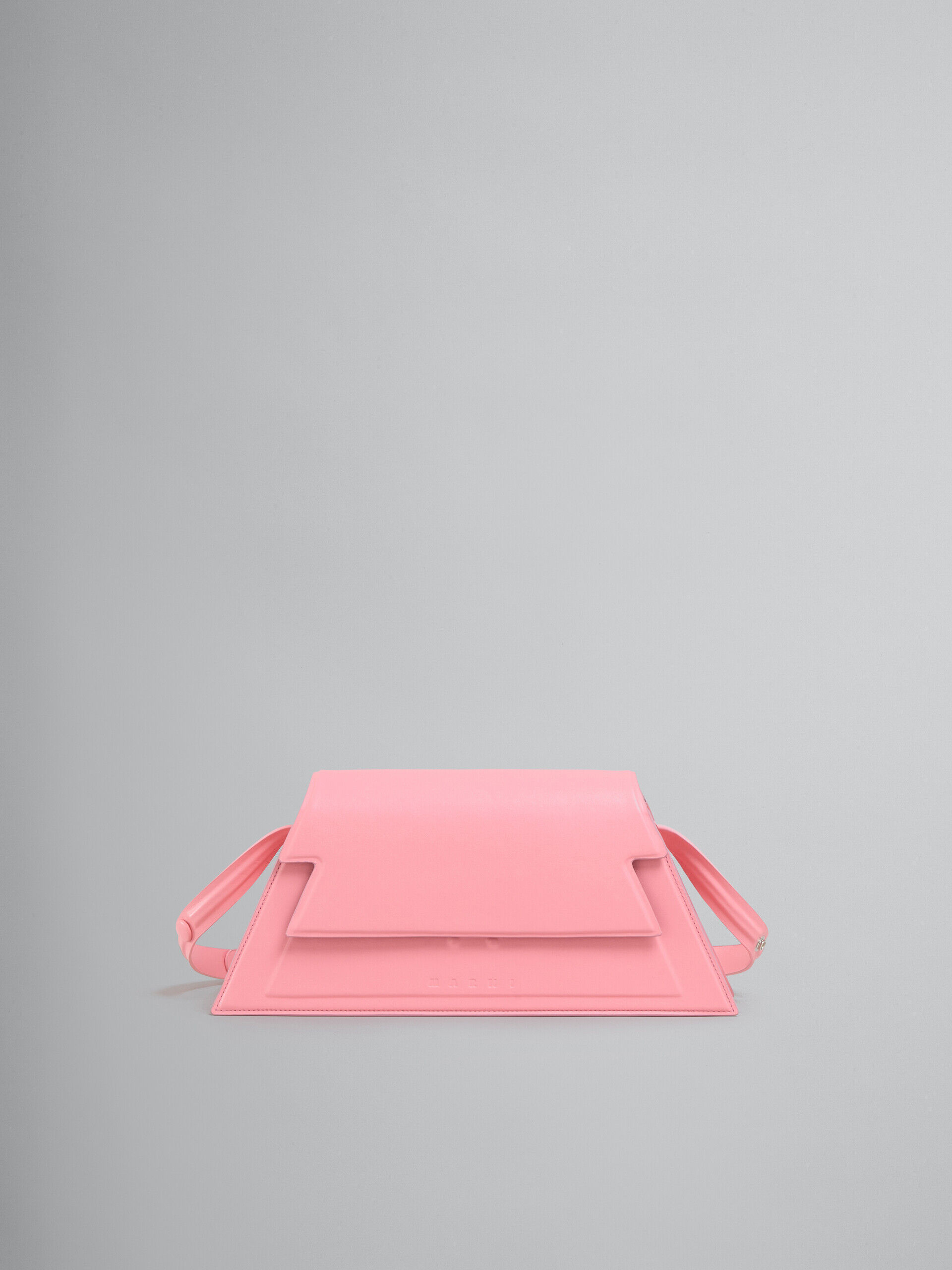 ライトピンク スムースレザー製 Trunkoise ミディアムバッグ | Marni