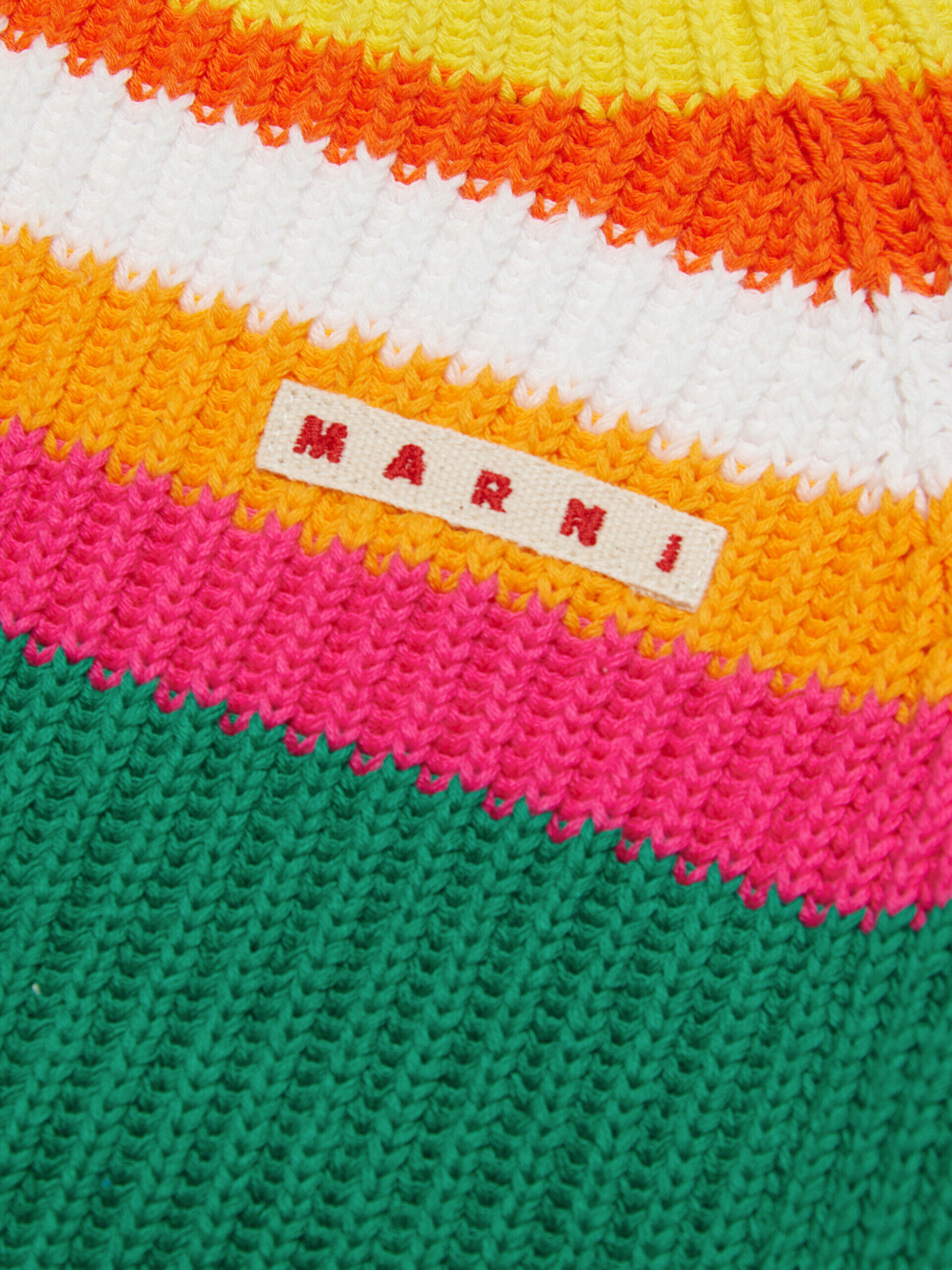 マルチカラー ストライプ ニット製セーター | Marni
