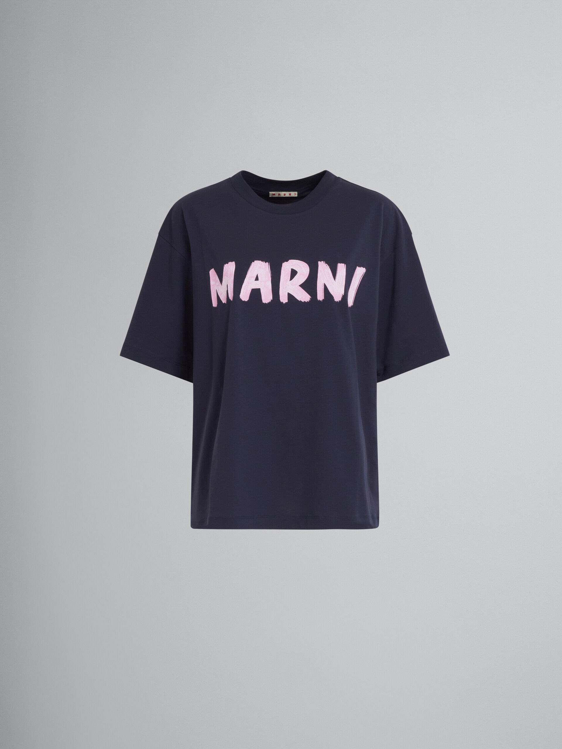 【新品・未使用】MARNI KIDS ロゴプリントコットンTシャツ　14YTシャツ/カットソー