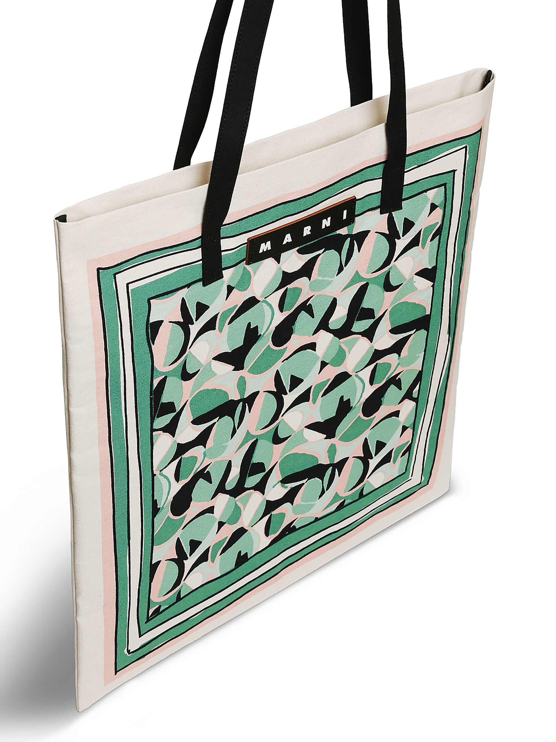 ピンク/グリーン MARNI MARKET BANDANA TOTE BAG | Marni