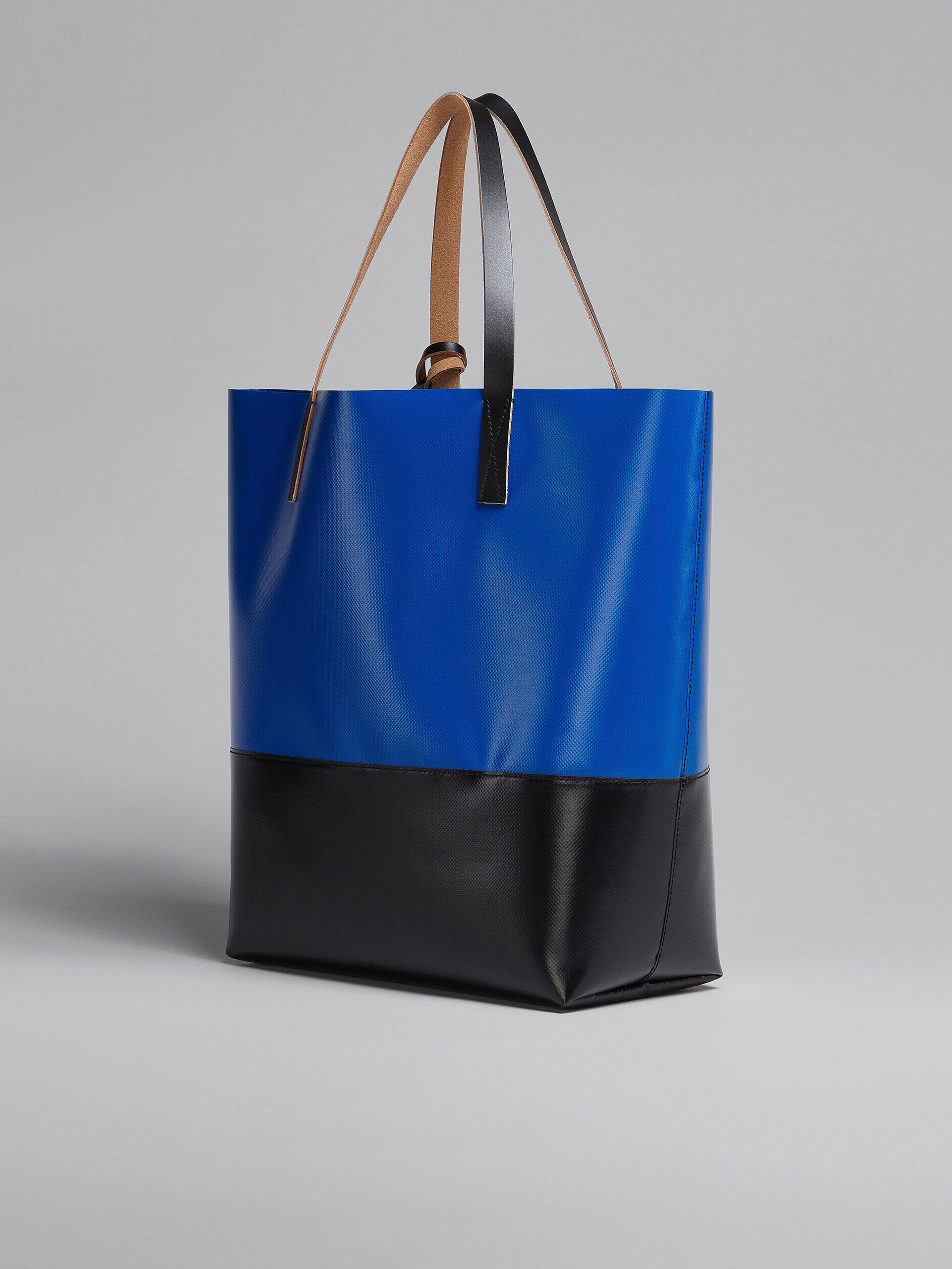 ブルー＆ブラック Tribecaショッピングバッグ | Marni