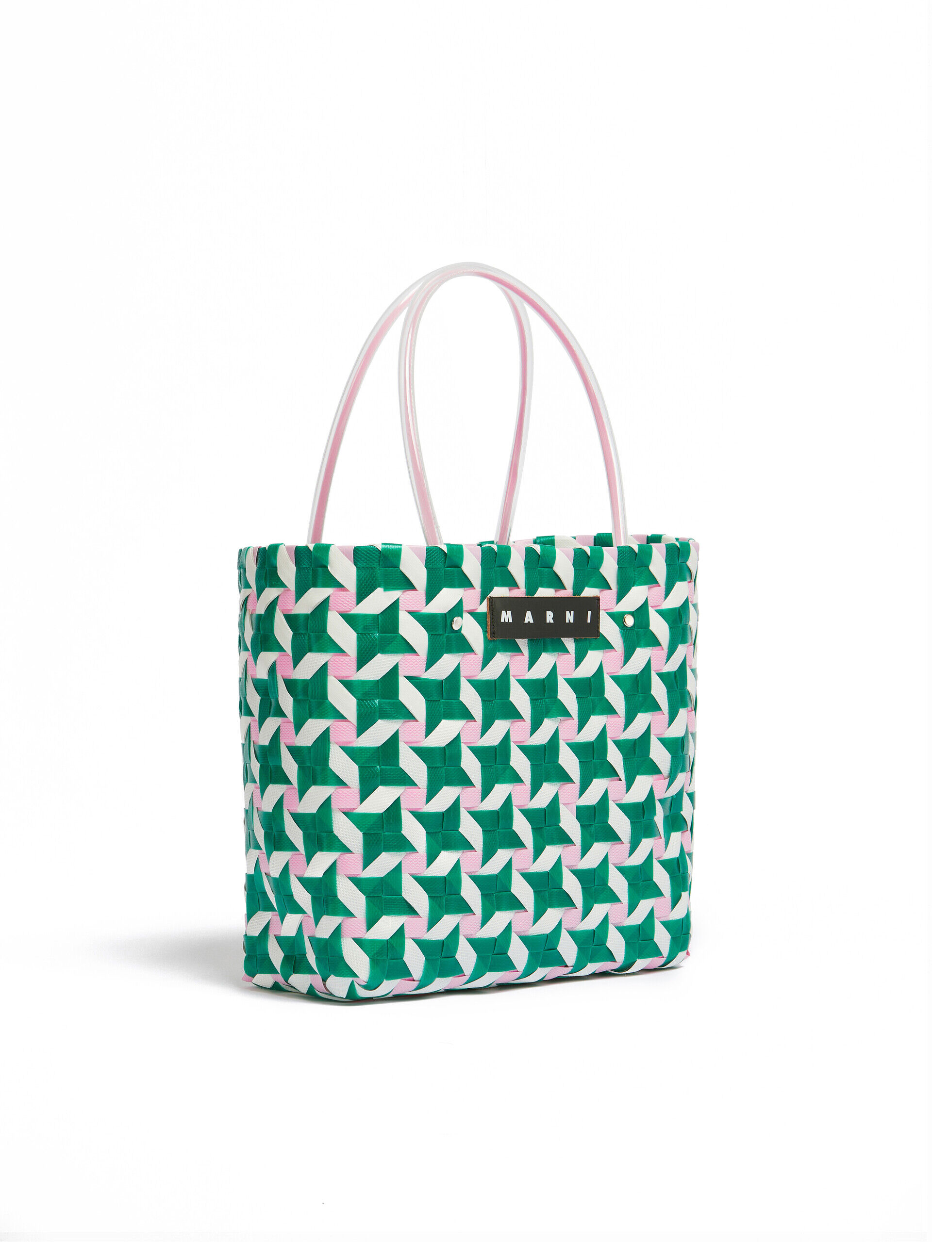 Green star MARNI MARKET MEDIUM BASKET Bag | Marni